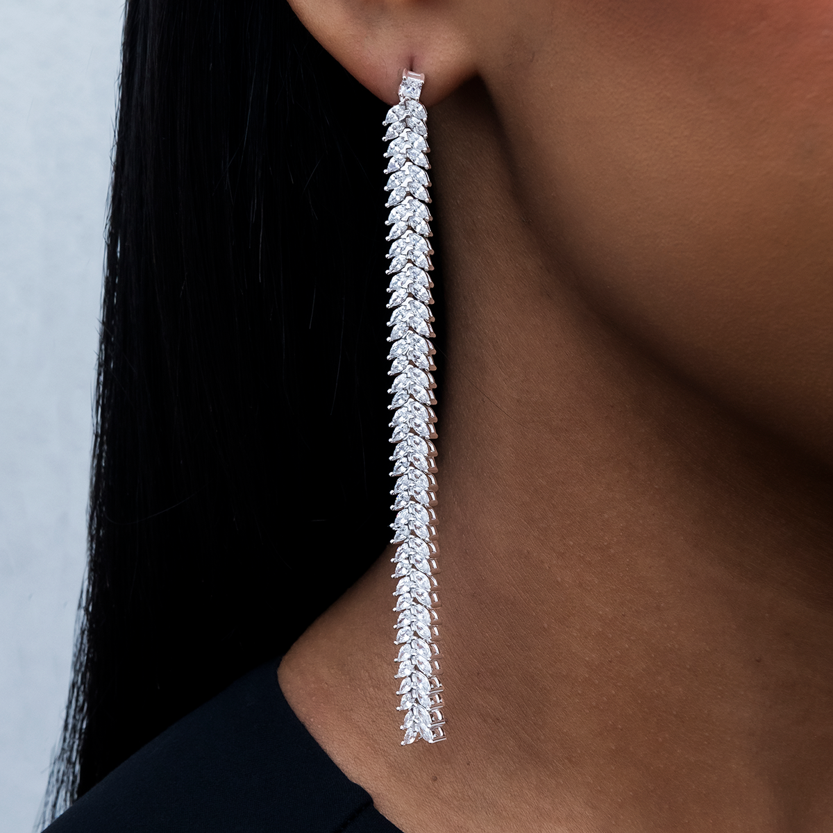 Herringbone Dangle Earring