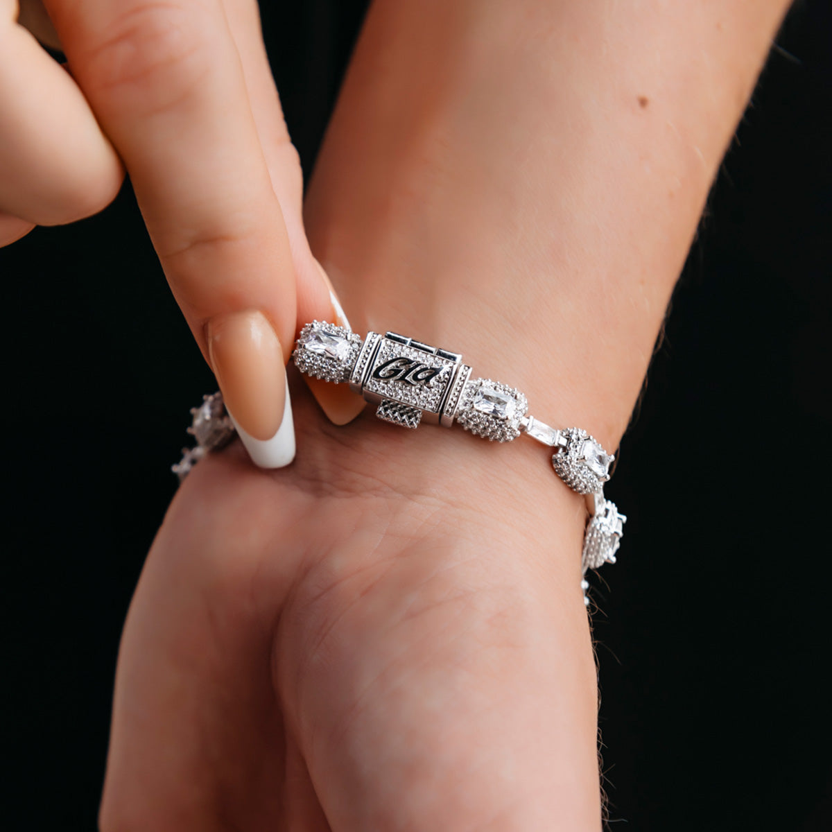 Diamond Cushion Cut Bracelet