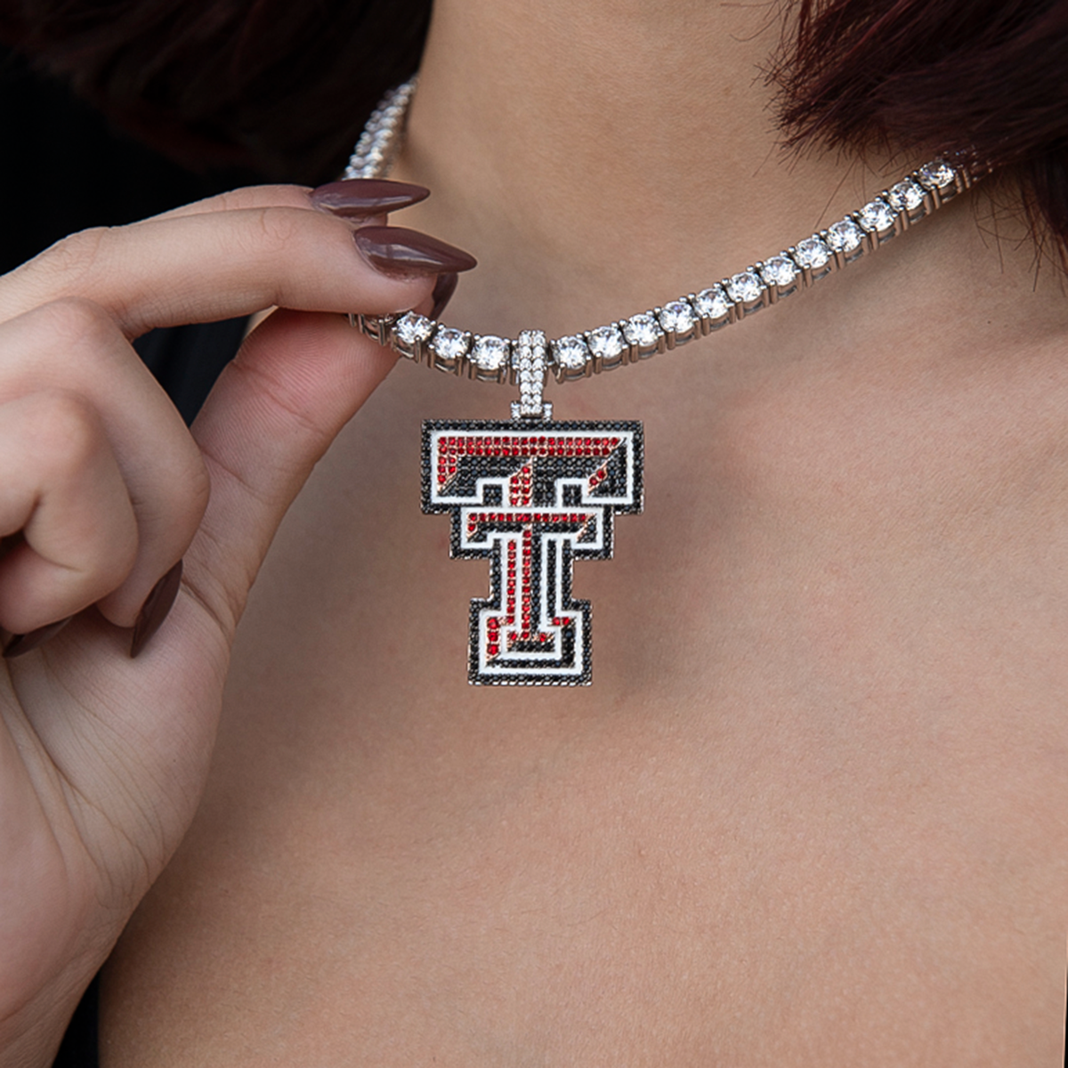 Texas Tech Red Raiders Official NCAA Logo Pendant