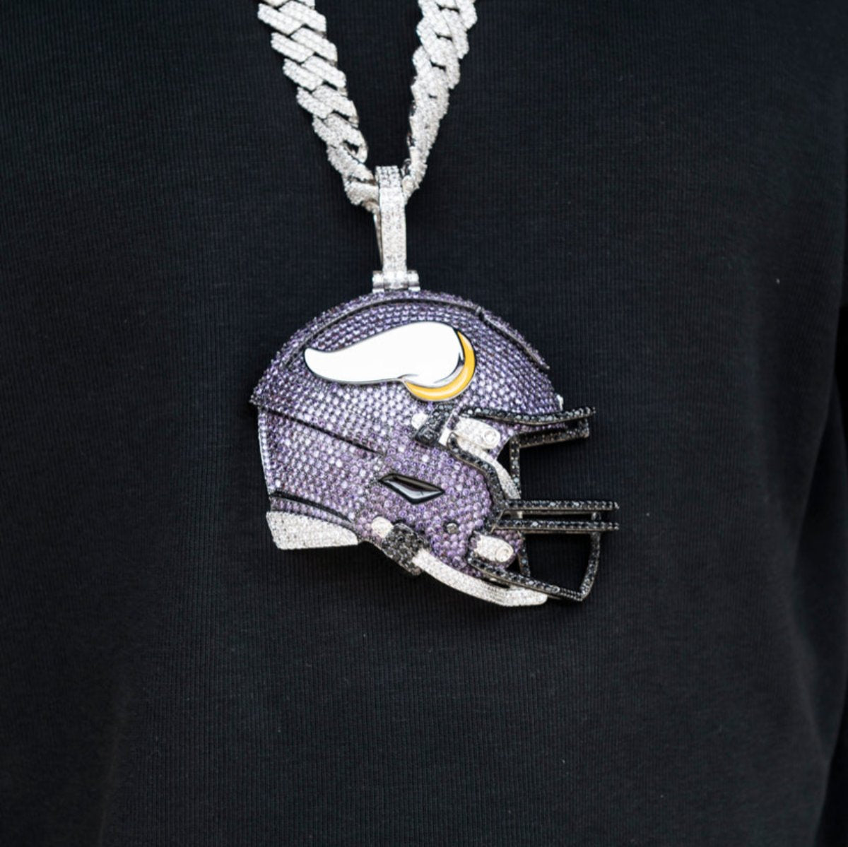 Giant Minnesota Vikings Official NFL Helmet Pendant