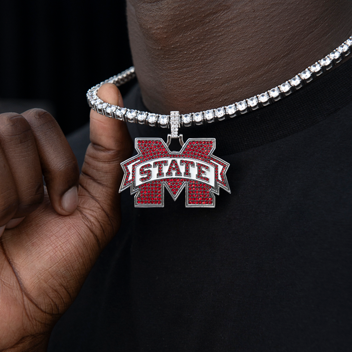 Mississippi State Bulldogs Official NCAA Logo Pendant