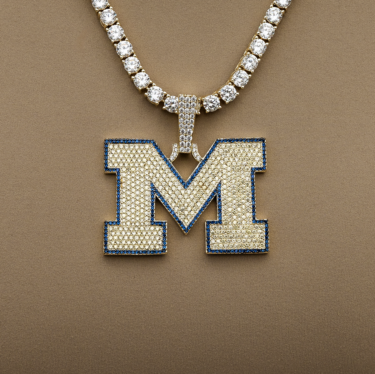 University of Michigan Wolverines Official NCAA Logo Pendant