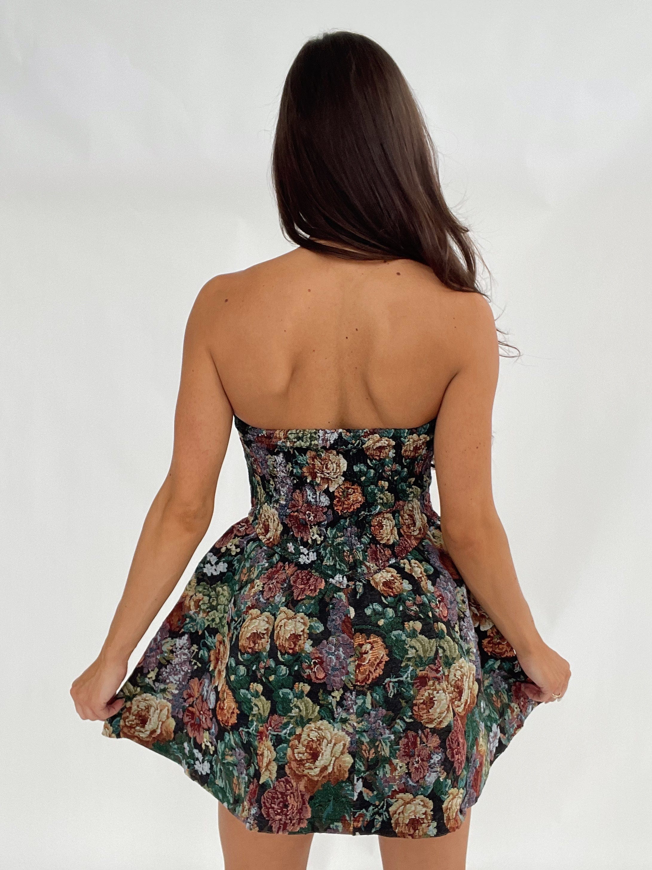 Floral Tapestry Dress