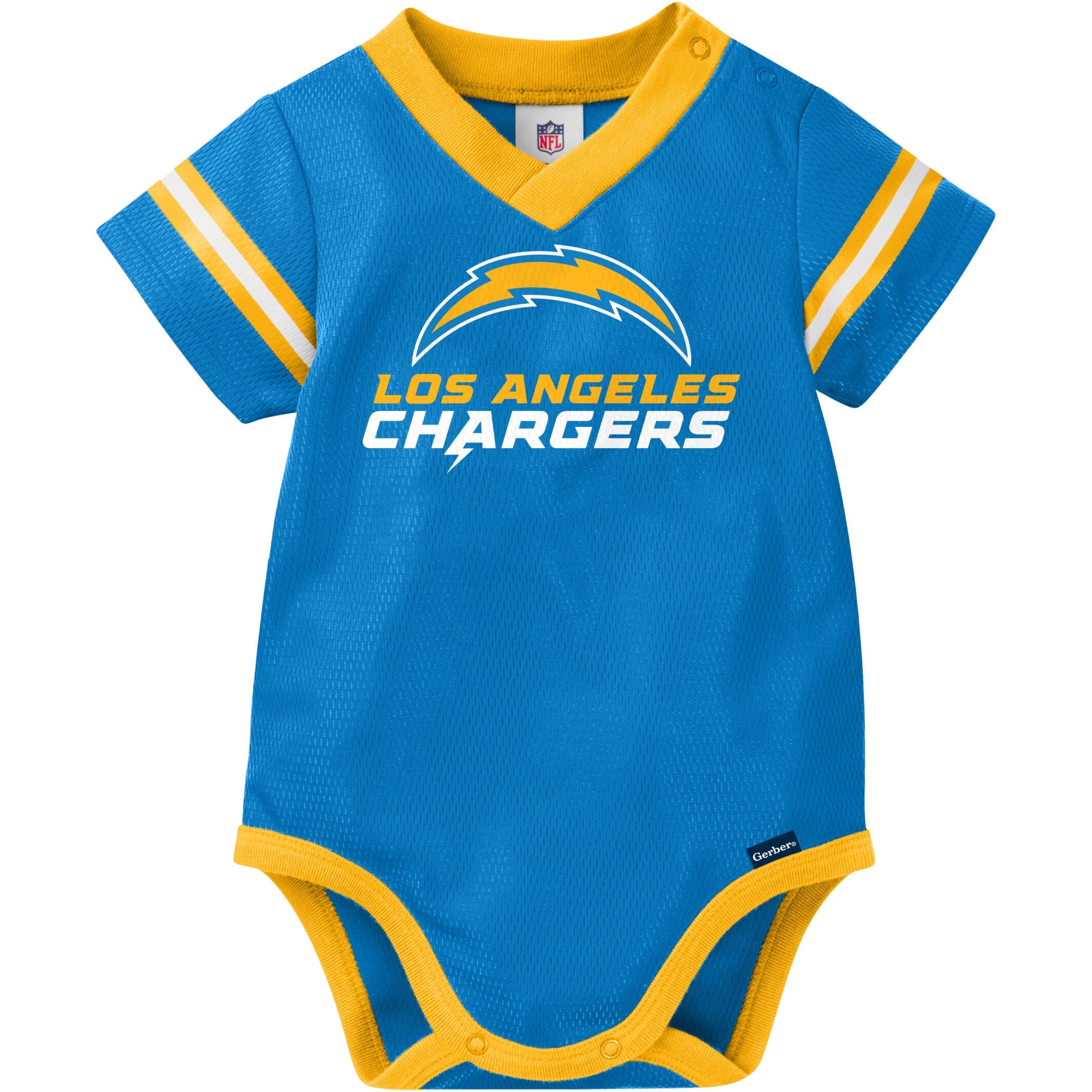 Baby Boys Chargers Short Sleeve Jersey Bodysuit