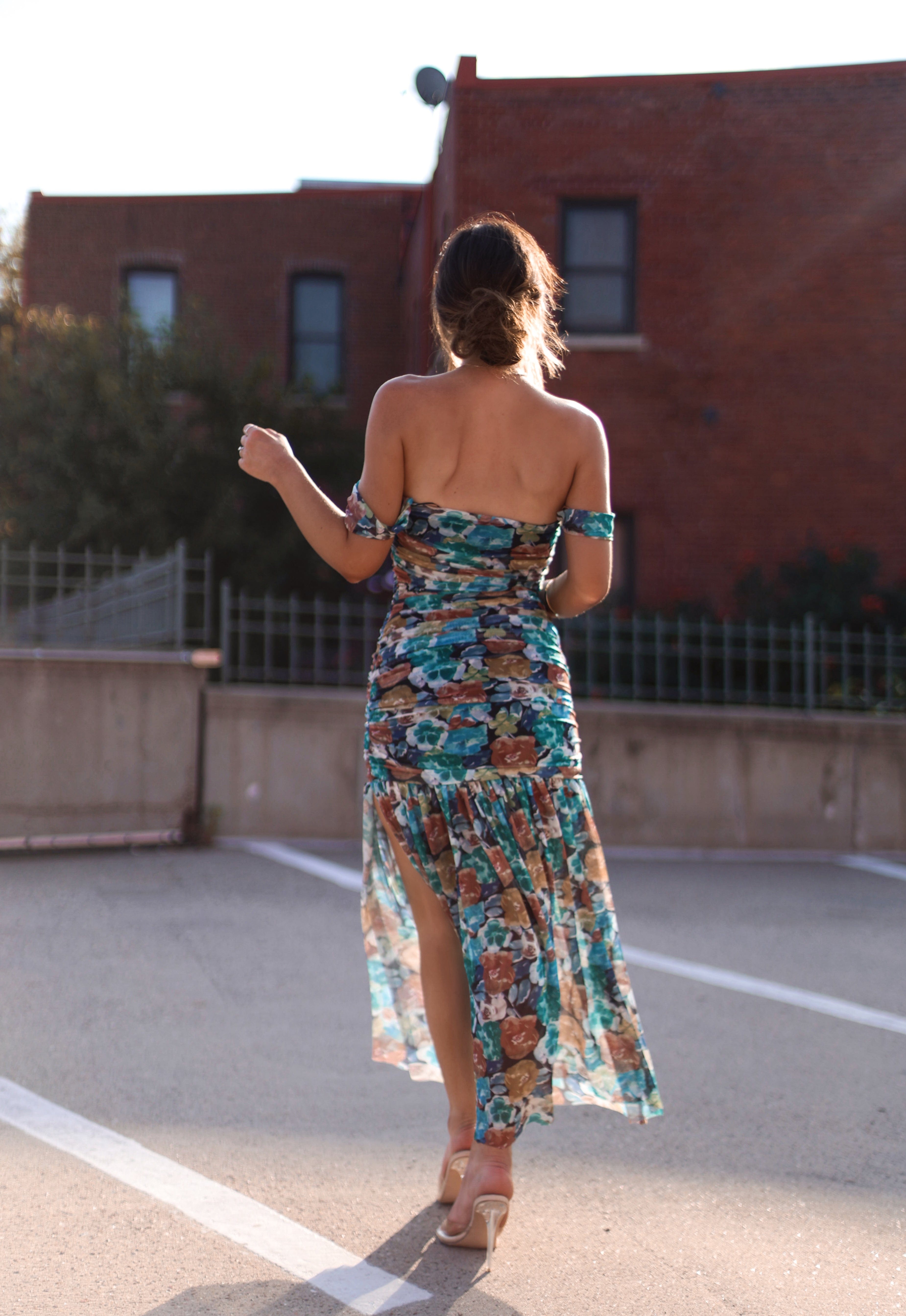 Island Blossom Maxi Dress