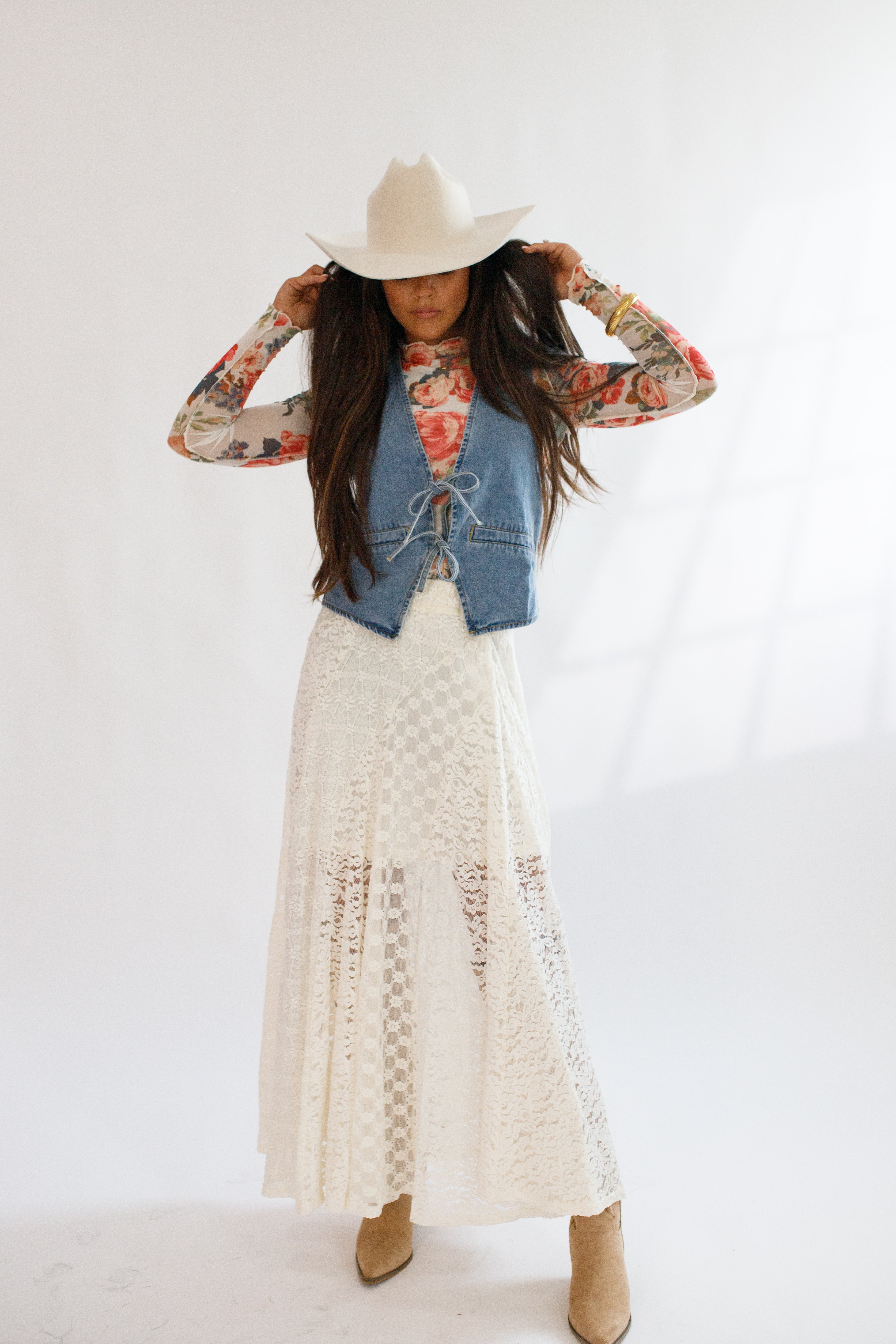 Lovely Lace Maxi Skirt