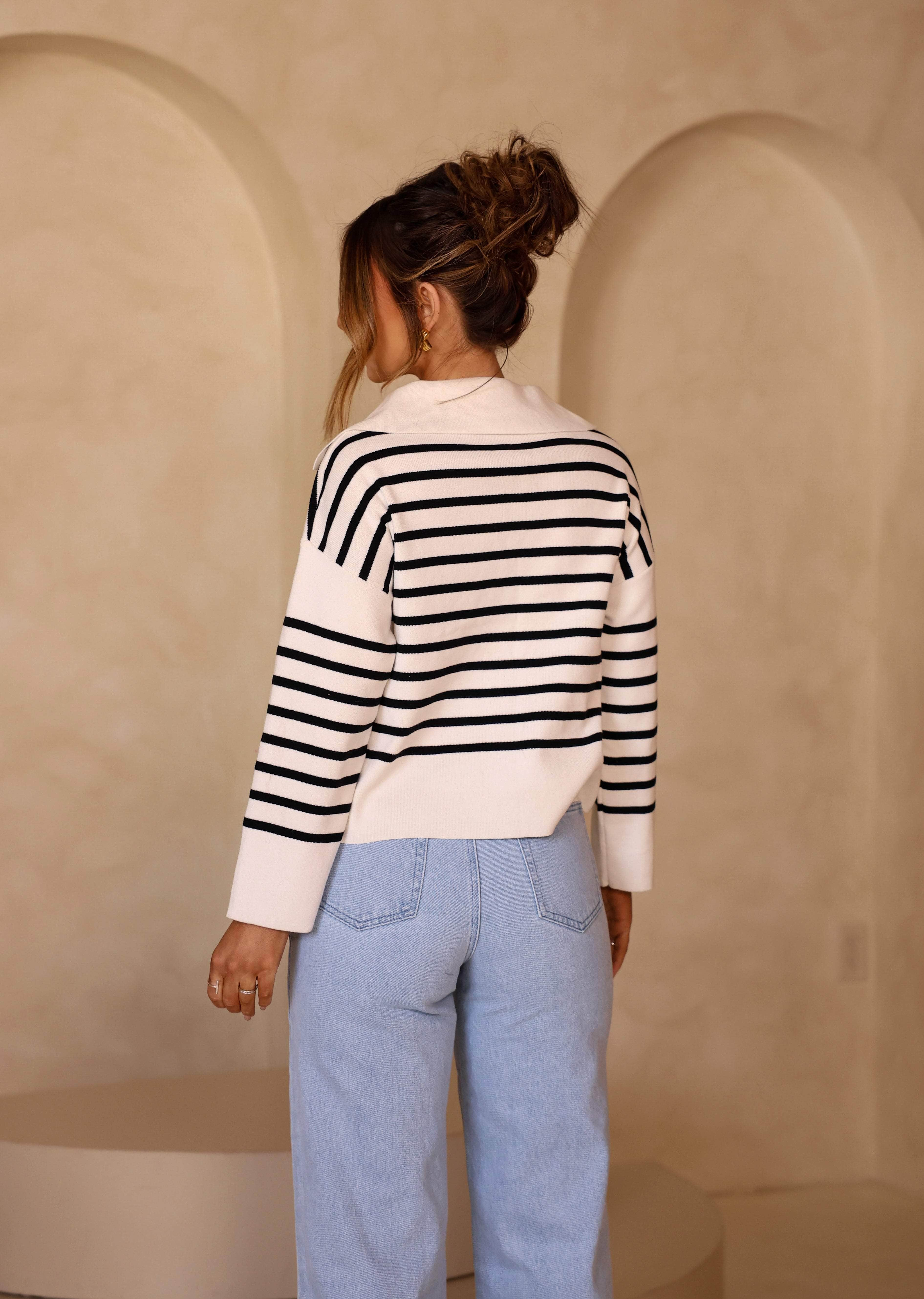 Laurel Striped Pullover