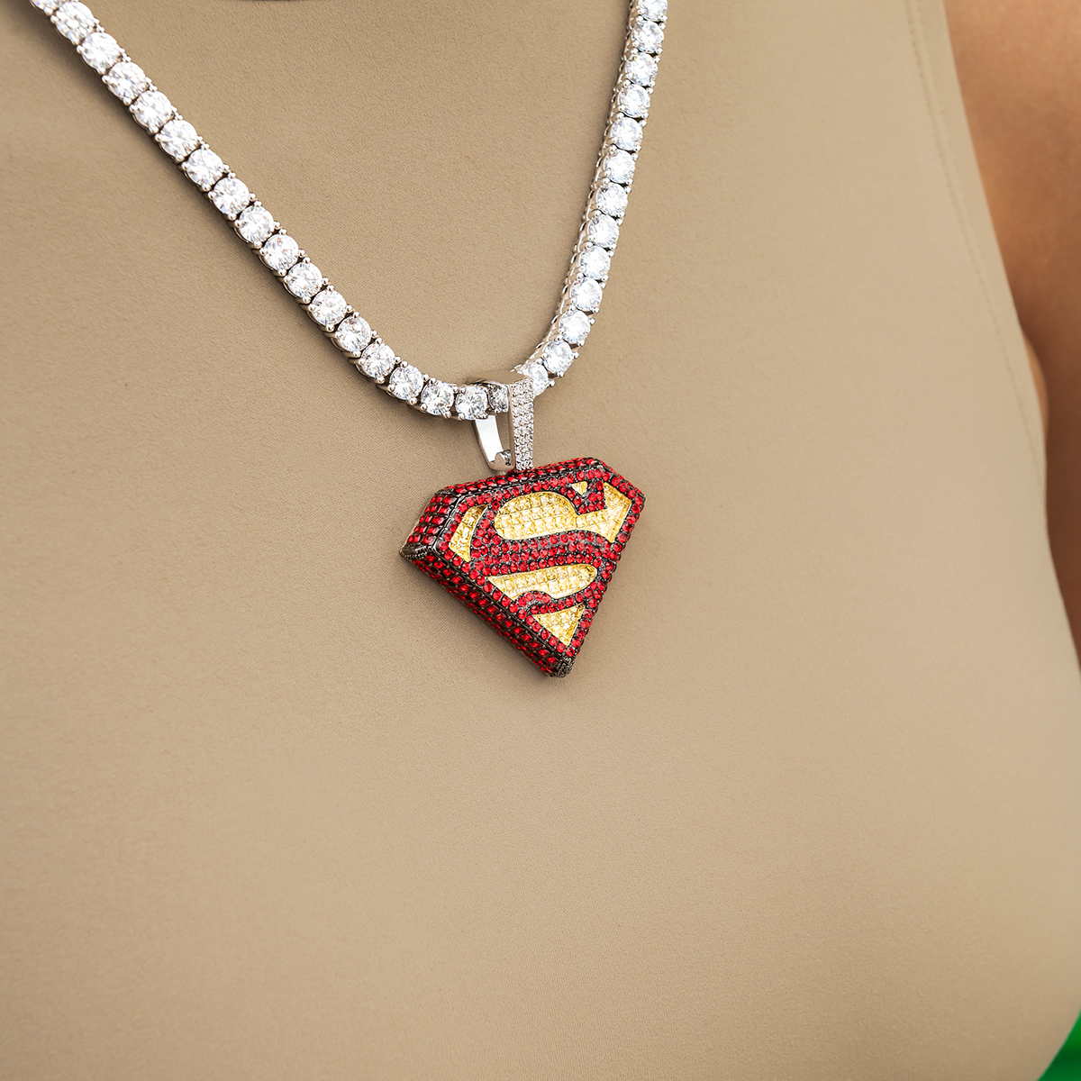 Official DC Comics Superman Logo Pendant