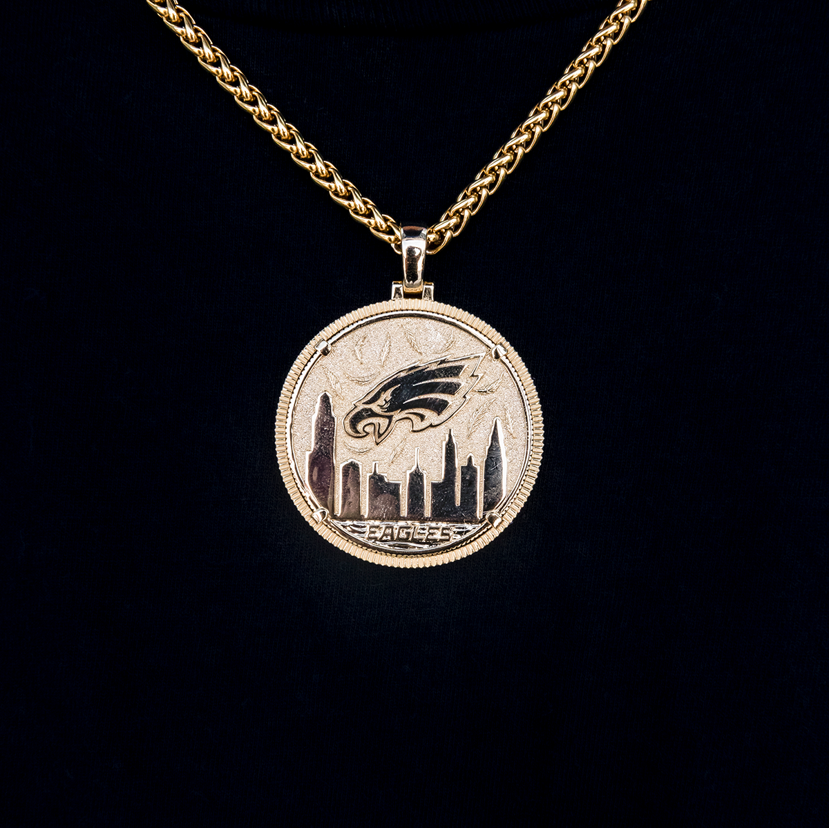 Philadelphia Eagles Official NFL Coin Pendant