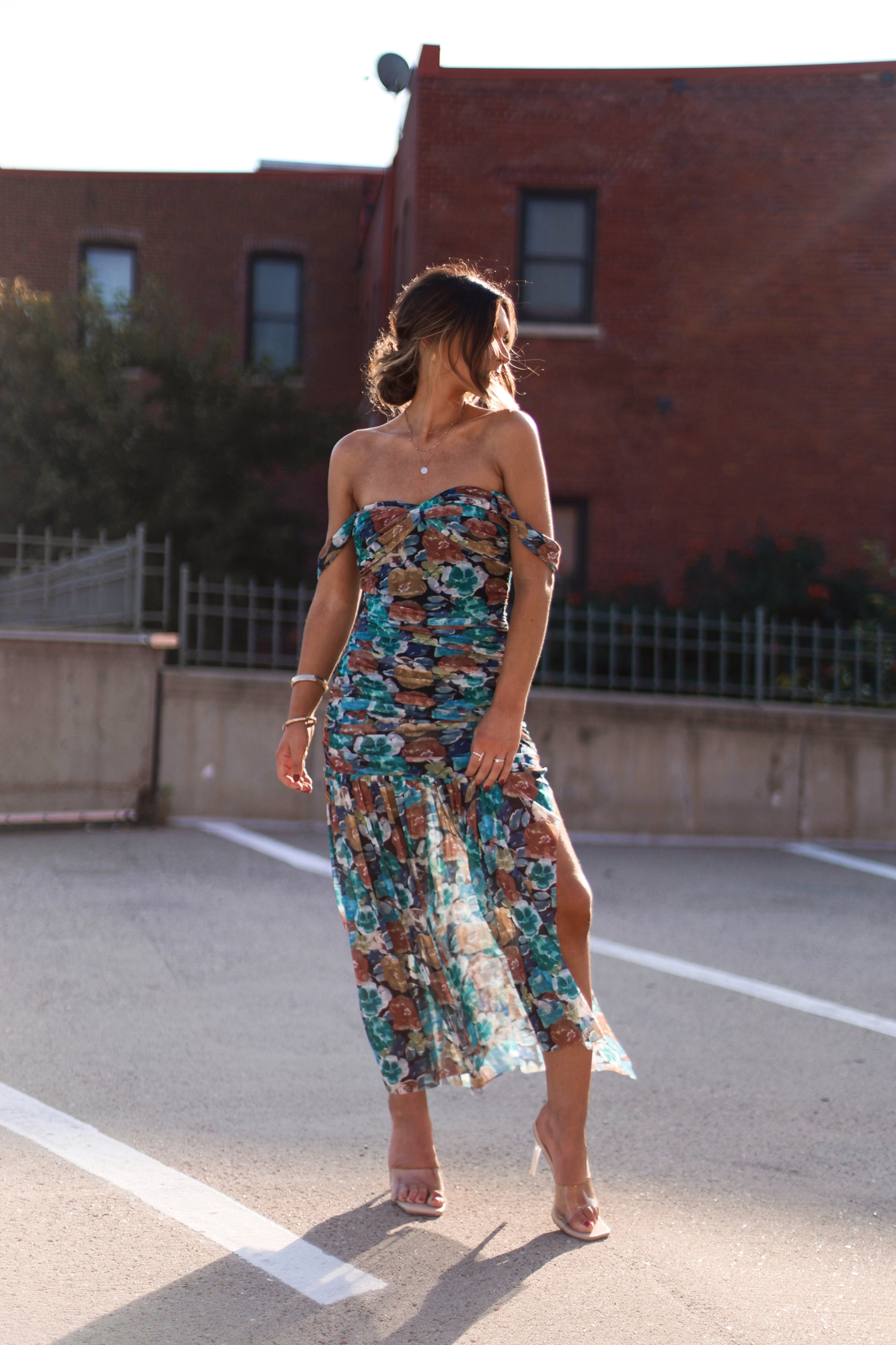 Island Blossom Maxi Dress