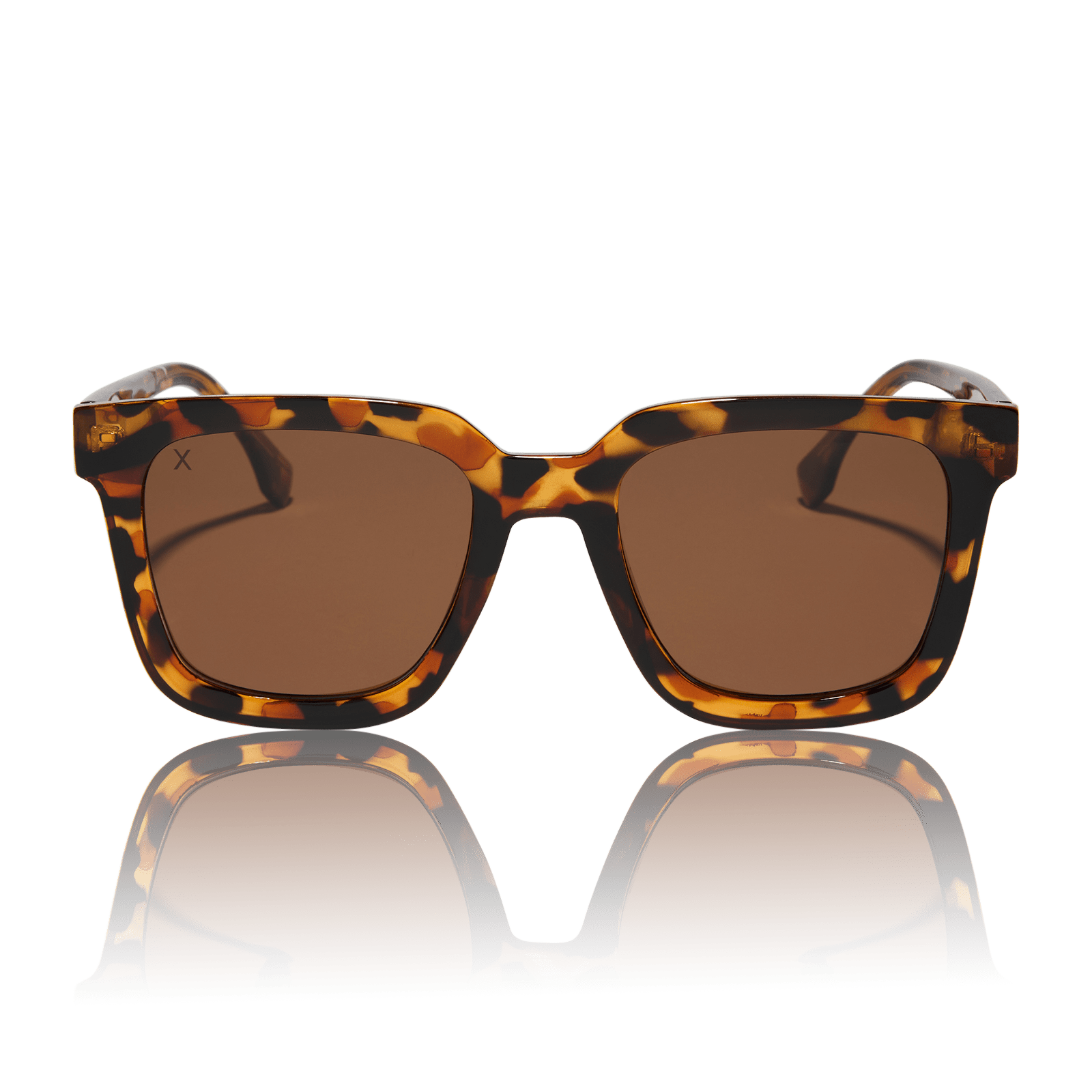 Brown Tortoise Square Sunglasses