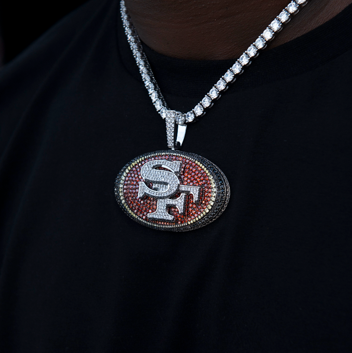 San Francisco 49ers Official NFL Large Pendant