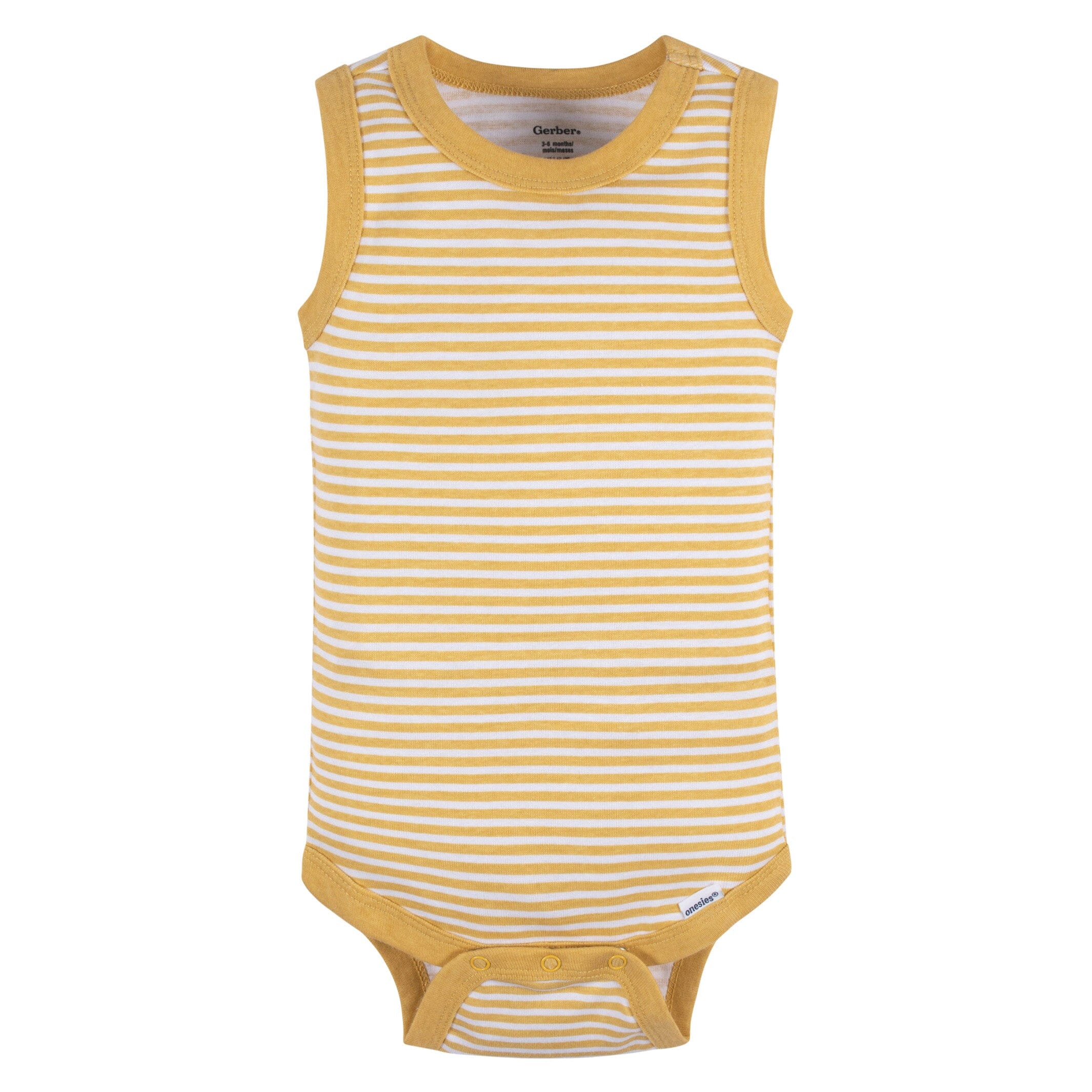 5-Pack Baby Boys Stripes Sleeveless Onesies Bodysuits