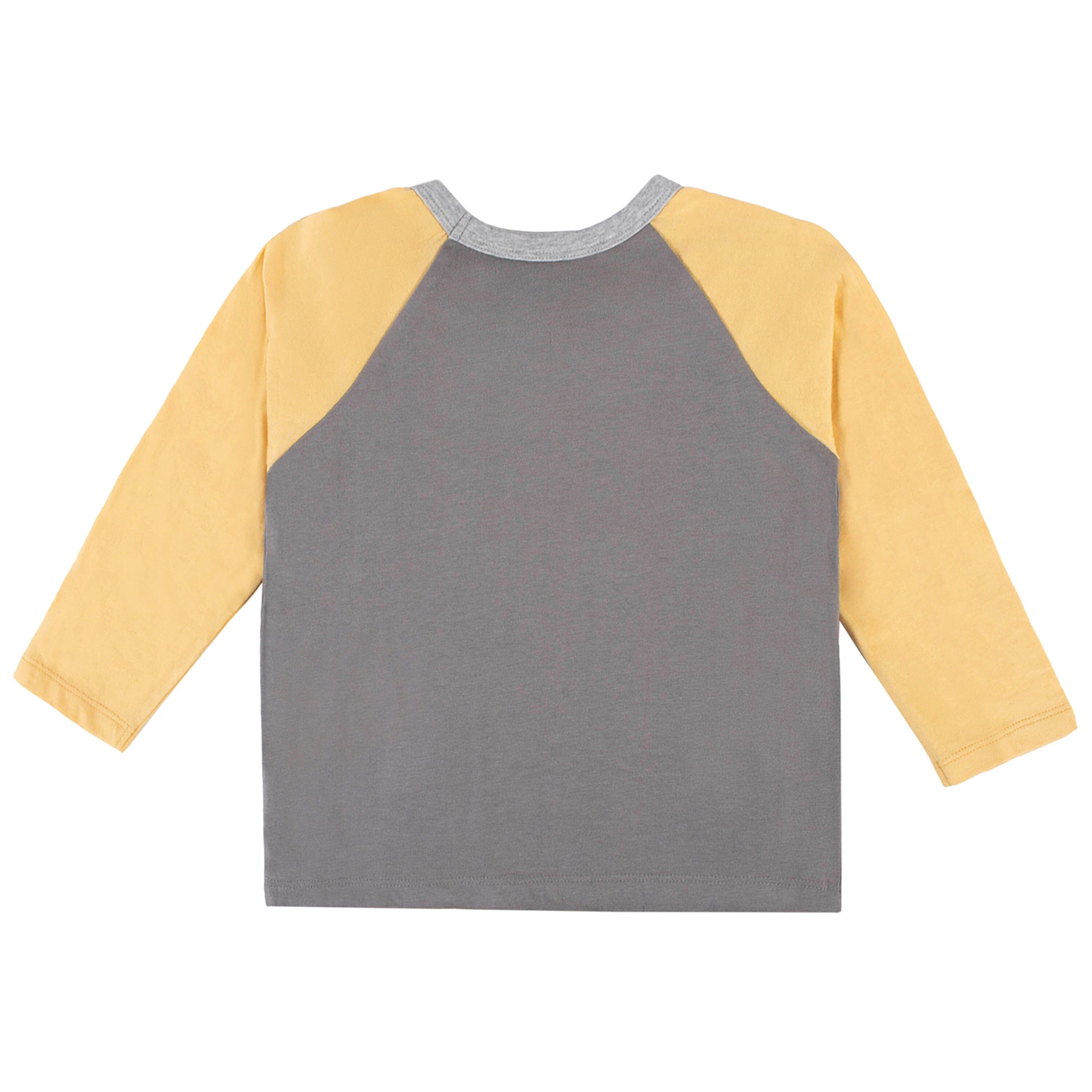 3-Pack Infant & Toddler Boys Gray Long Sleeve Tees