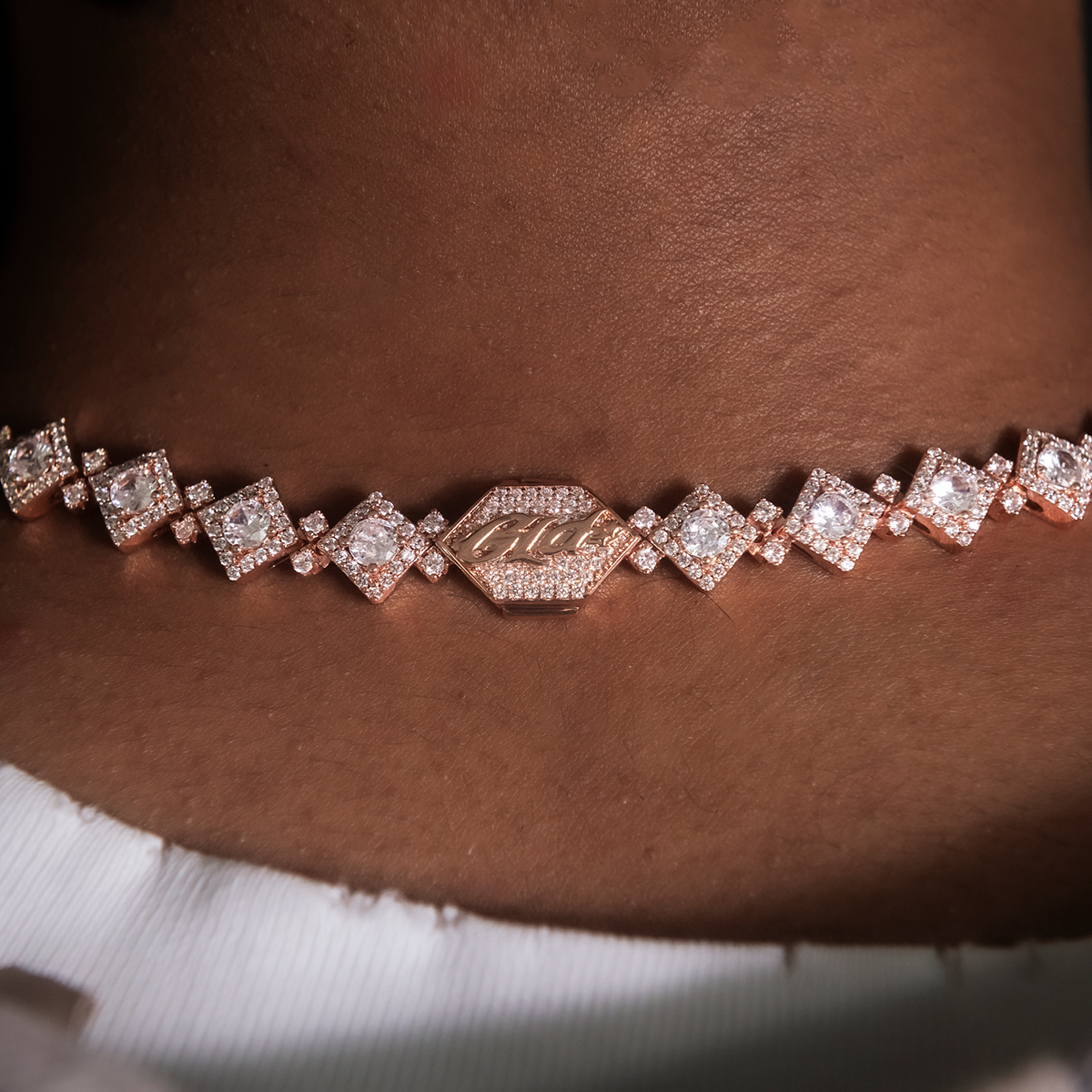 Cloister Link Chain + Bracelet Bundle in Rose Gold