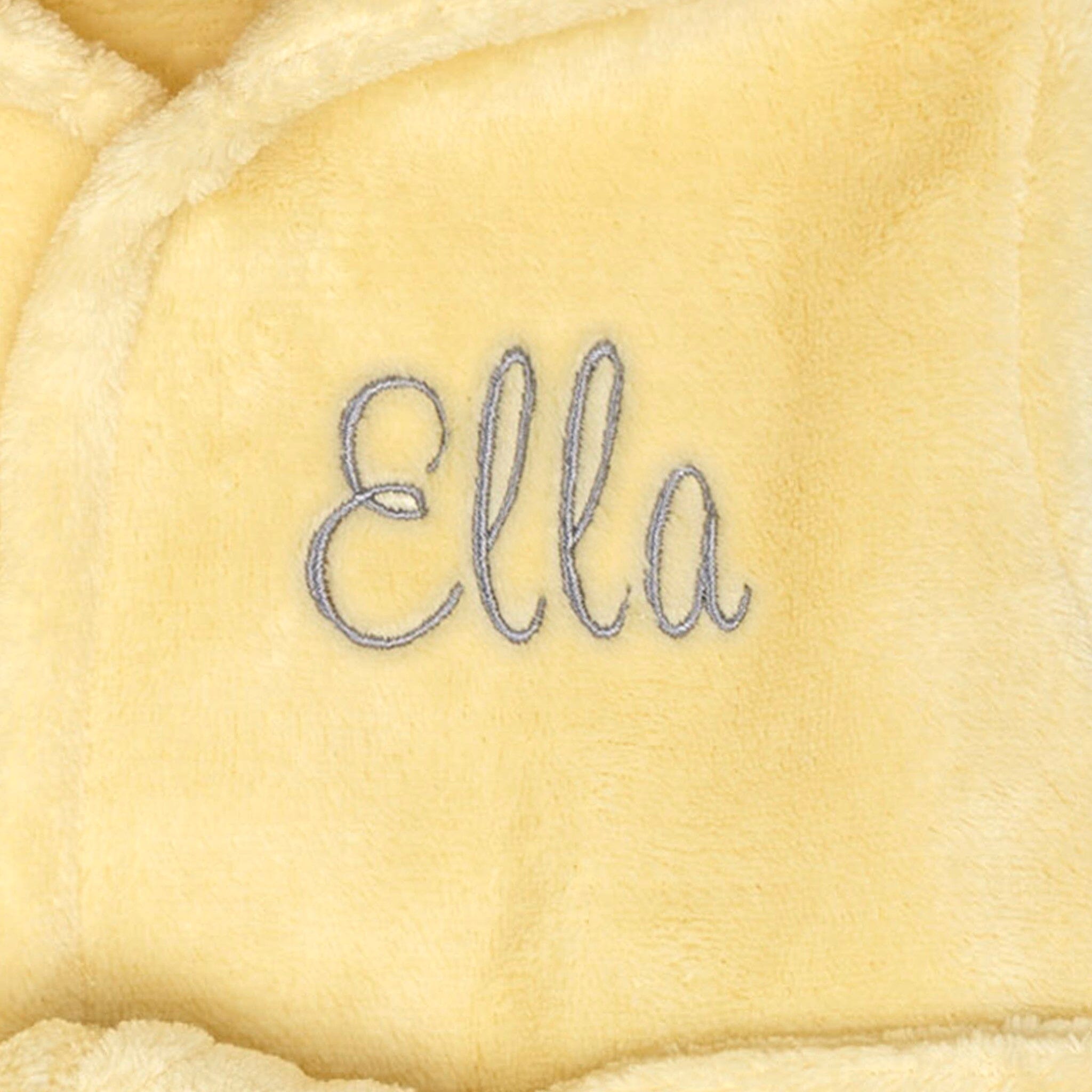 Embroidered Baby Neutral Giraffe Robe