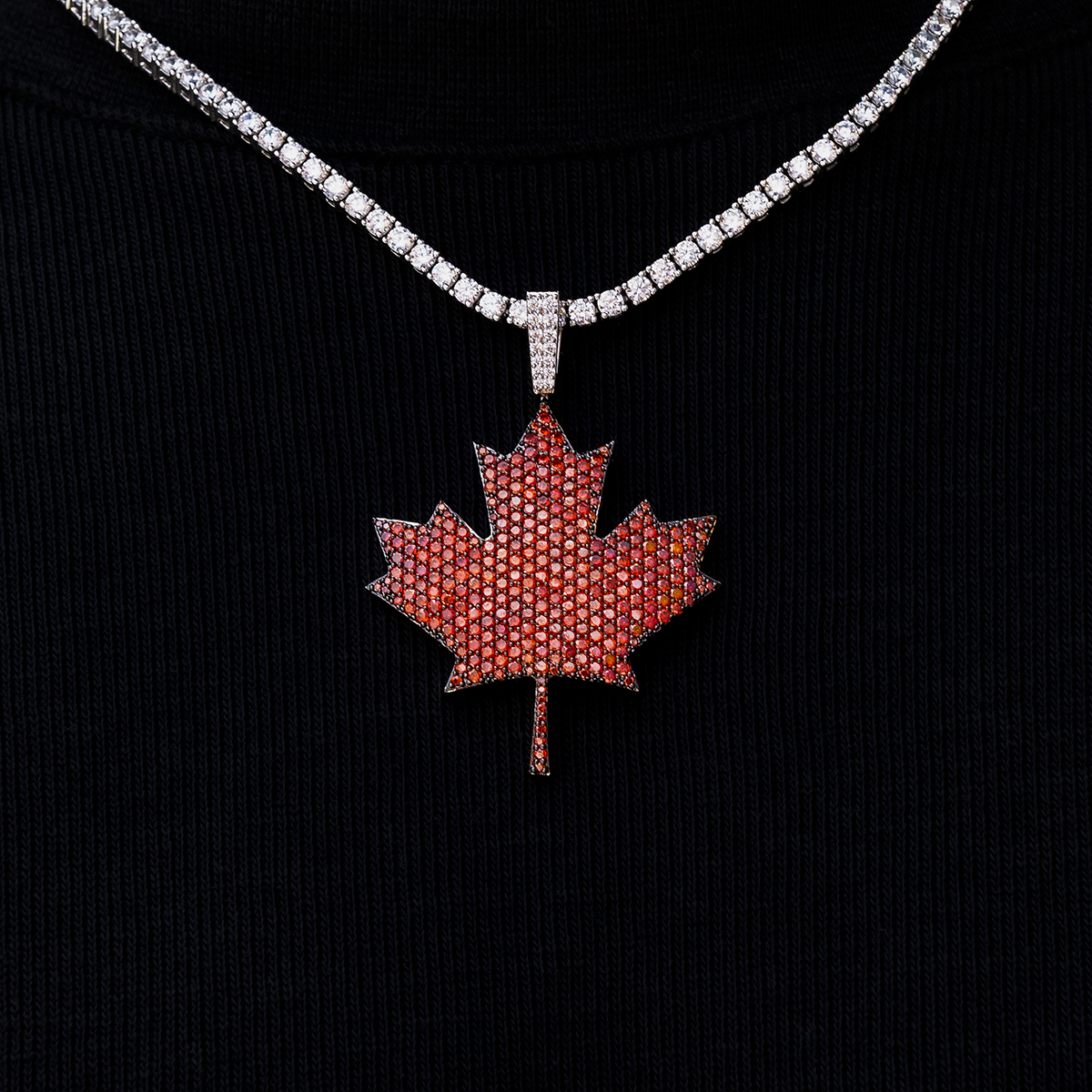 Iced Canada Pendant