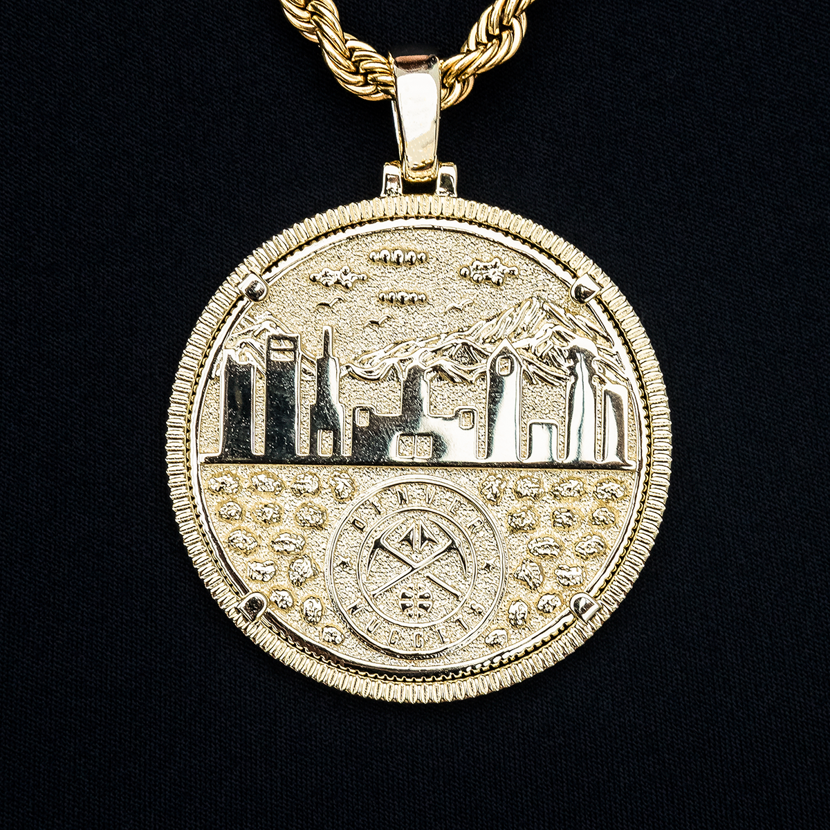 Denver Nuggets Official NBA Coin Pendant