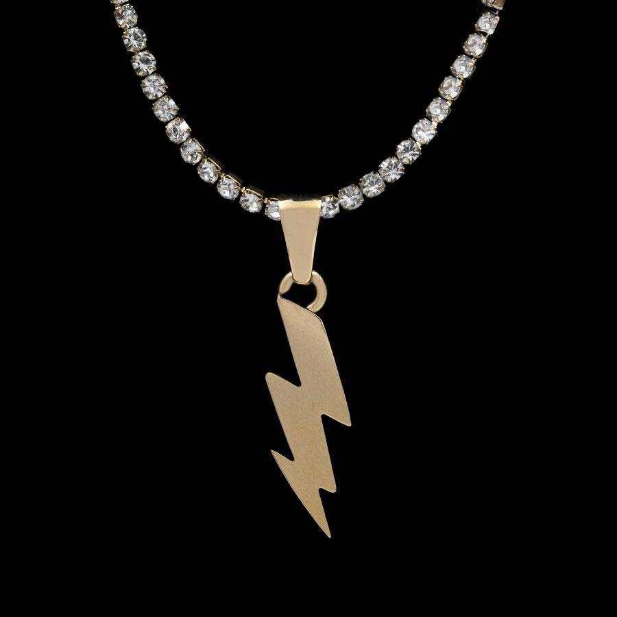 Micro Lightning Bolt Pendant