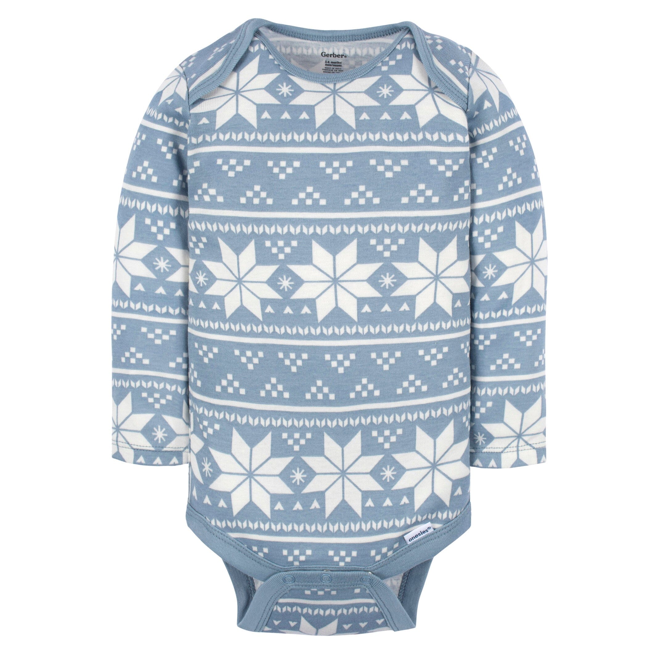 6-Pack Baby Boys Snow Much Fun Onesies Bodysuits