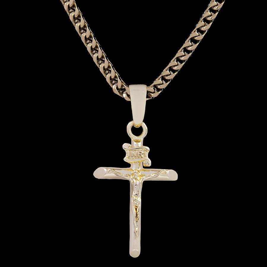 Crucifix in Yellow Gold