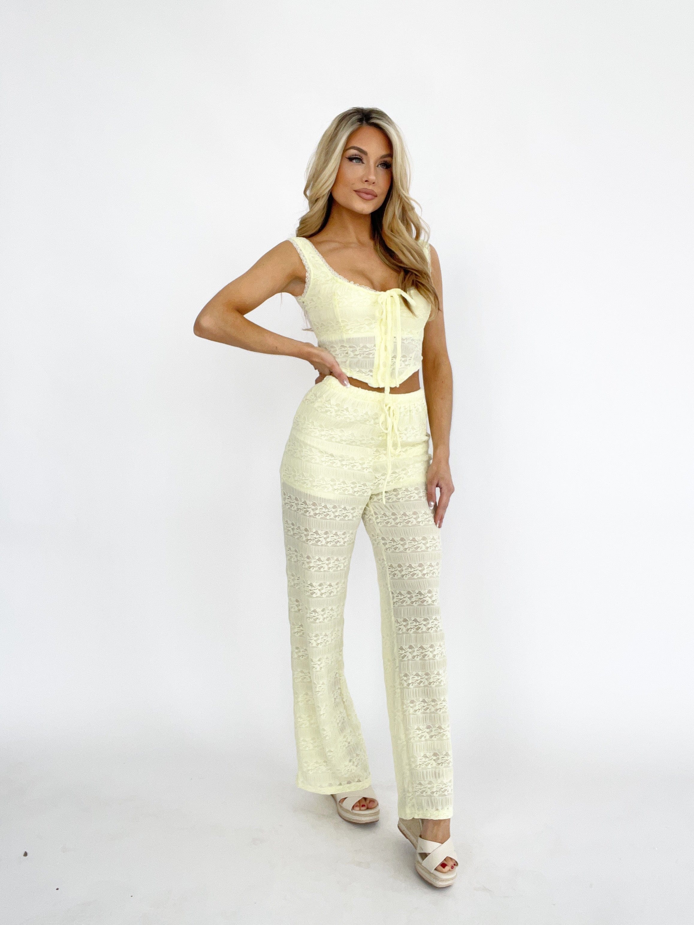 Lemonade Lace Pants