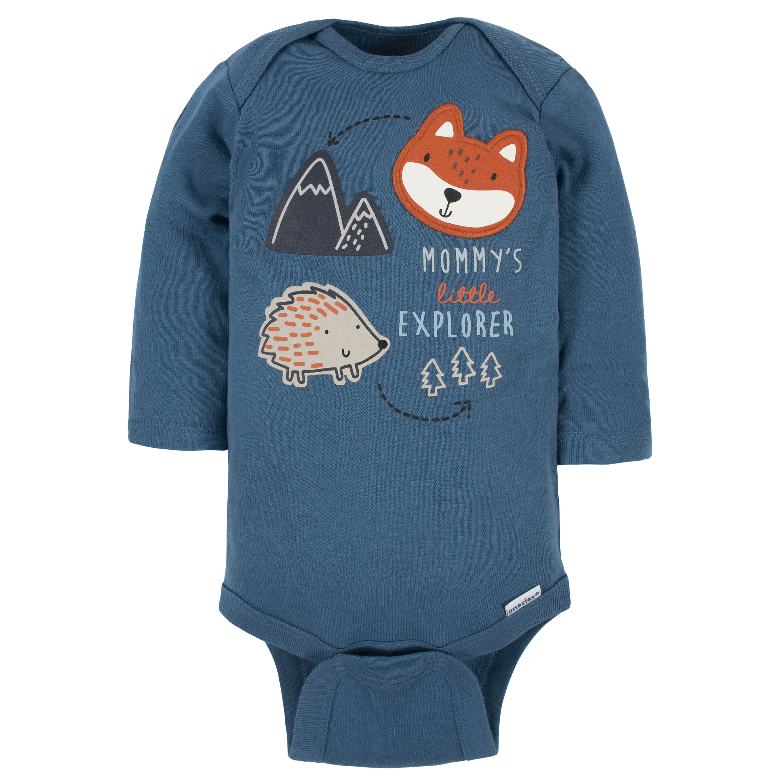 5-Pack Baby Boys Fox Long Sleeve Onesies Bodysuits