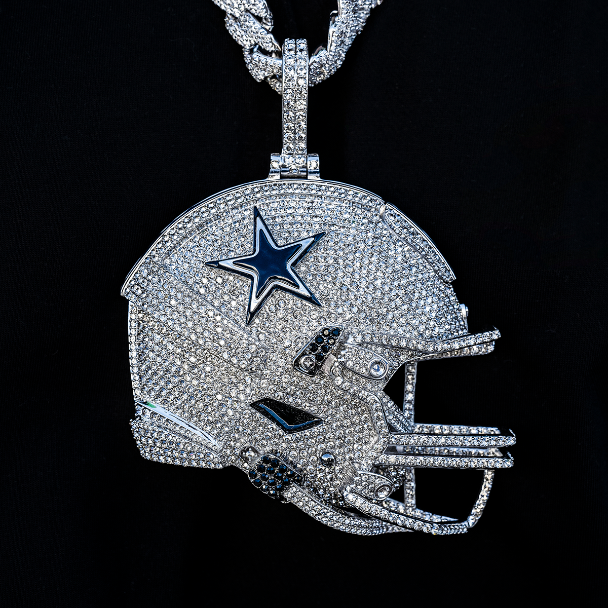 Giant Dallas Cowboys Official NFL Helmet Pendant