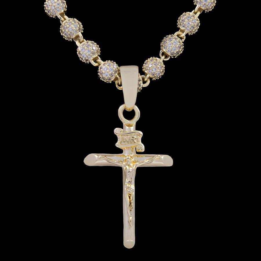 Crucifix in Yellow Gold