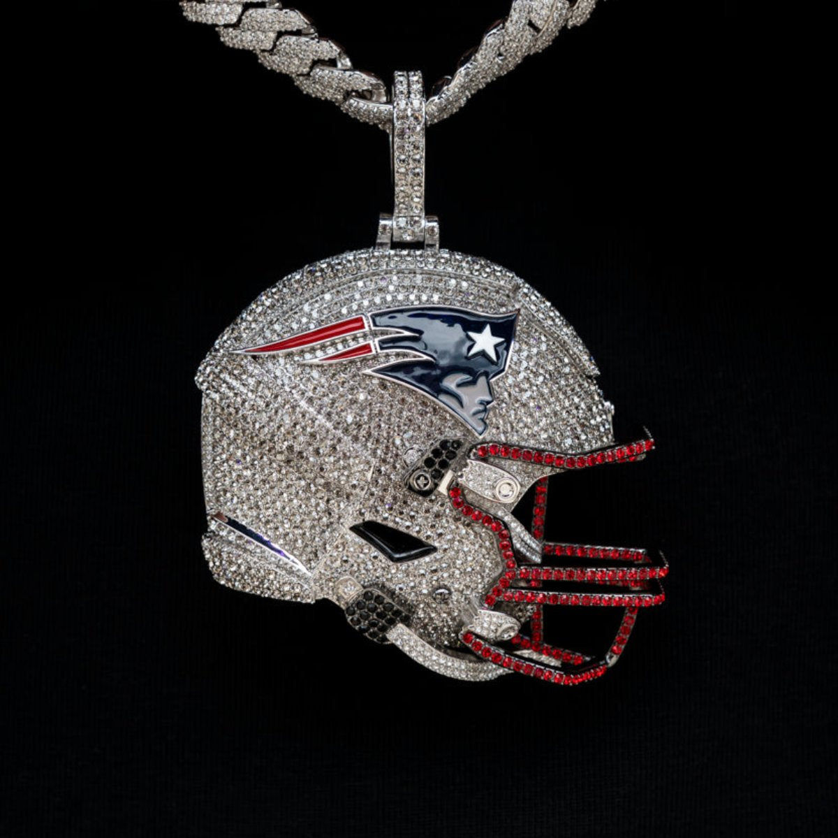 Giant New England Patriots Official NFL Helmet Pendant