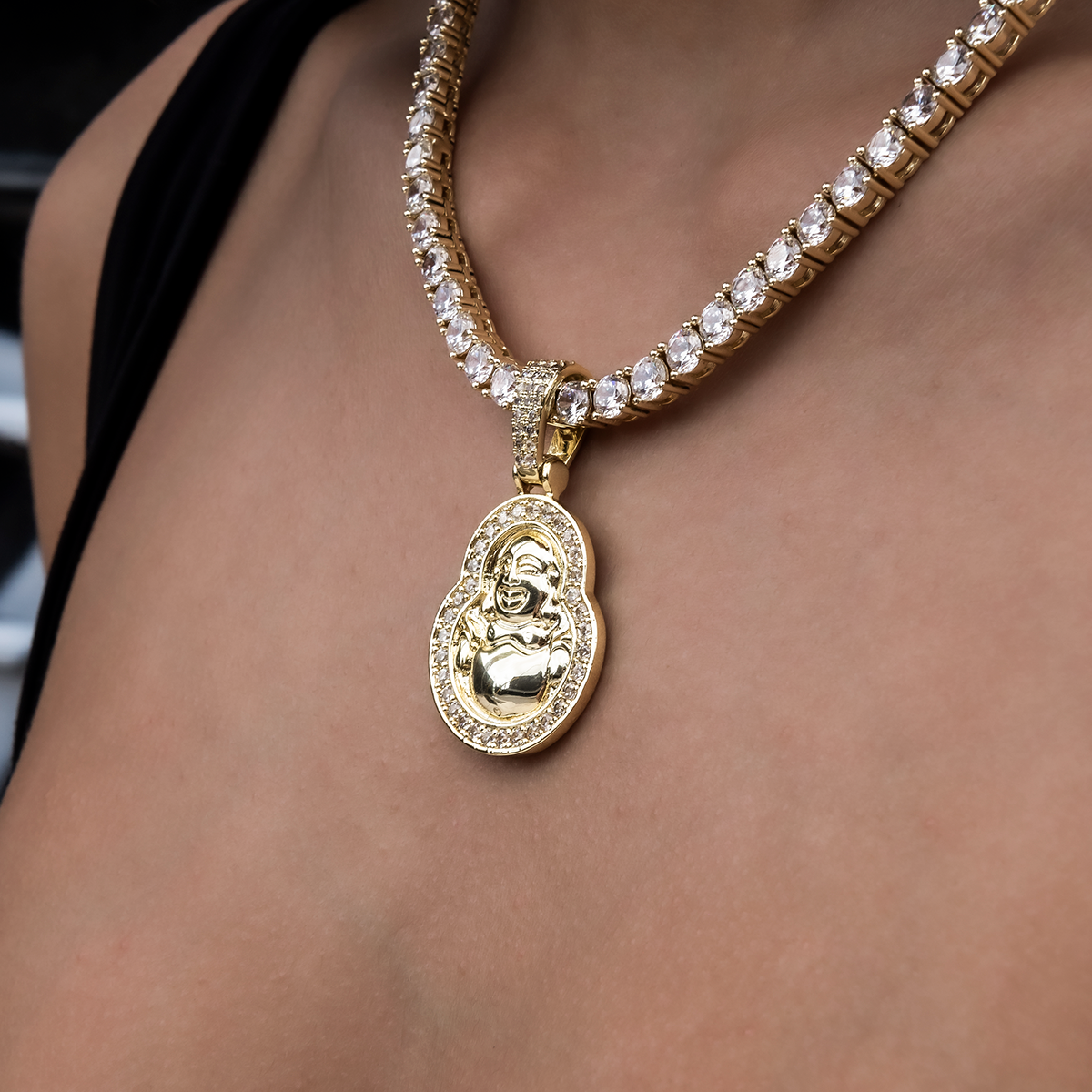 Laughing Buddha Pendant