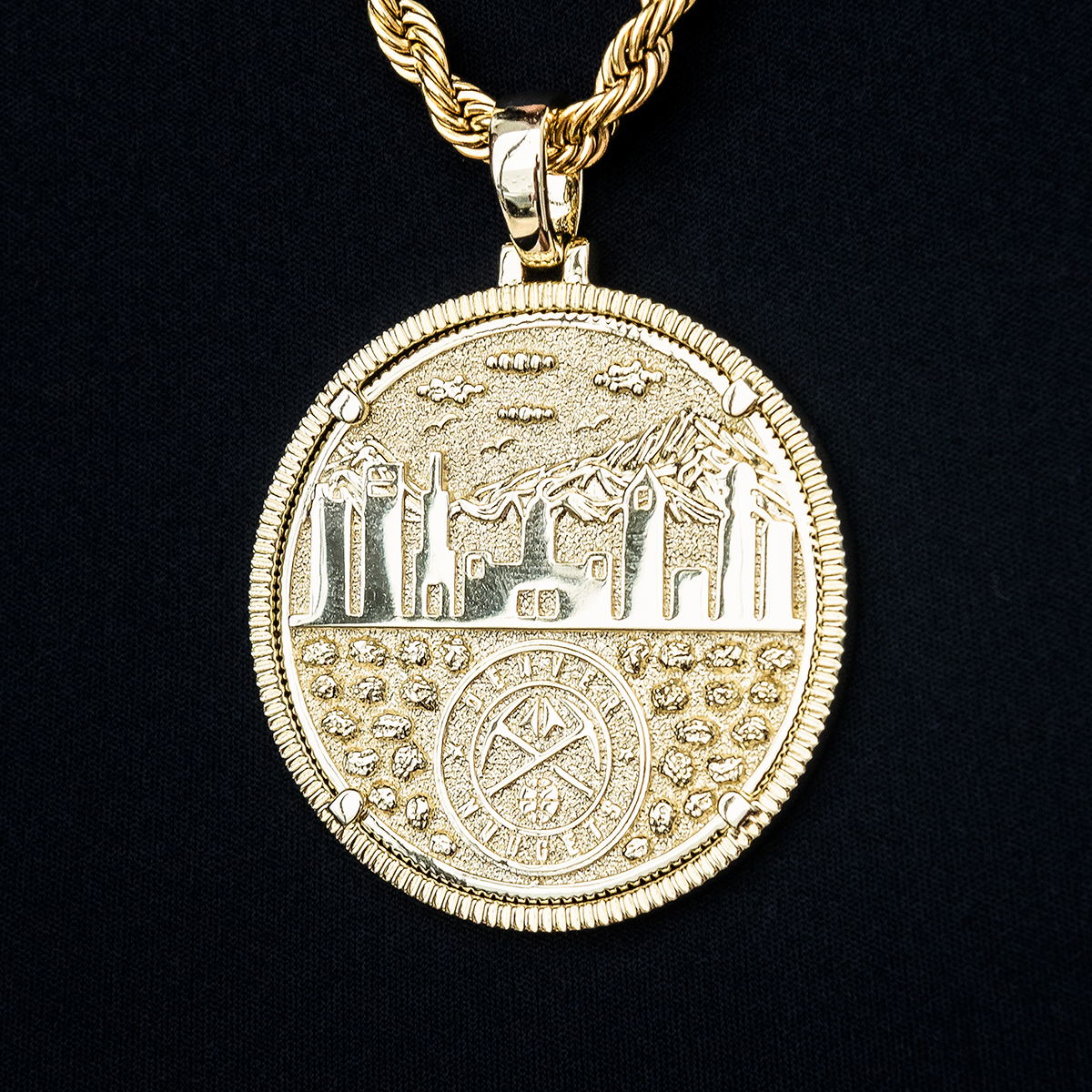 Denver Nuggets Official NBA Coin Pendant