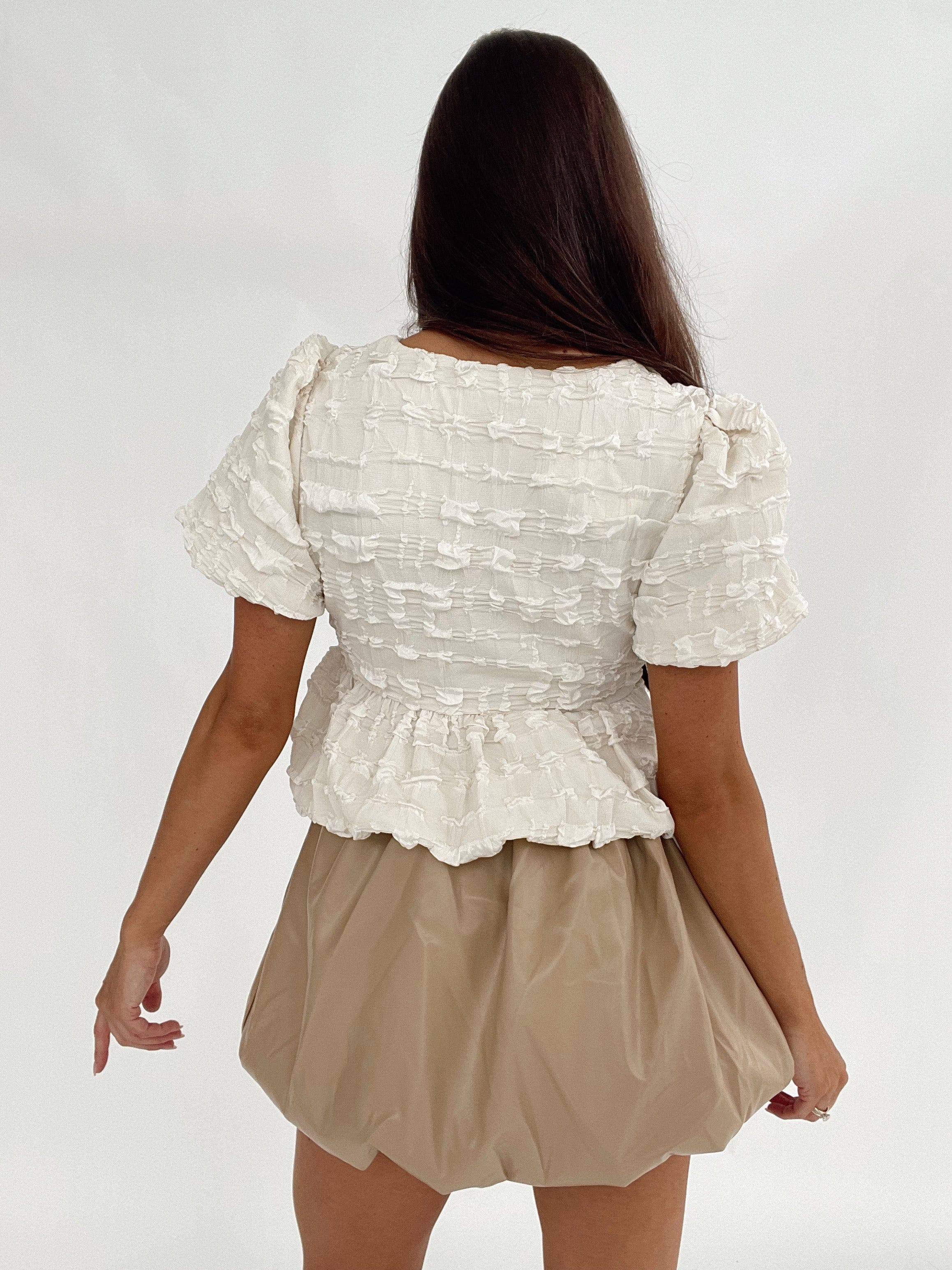 Bubble Babydoll Blouse