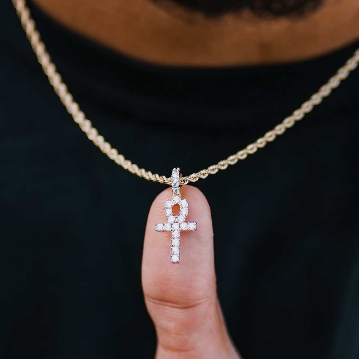 Micro Ankh Cross