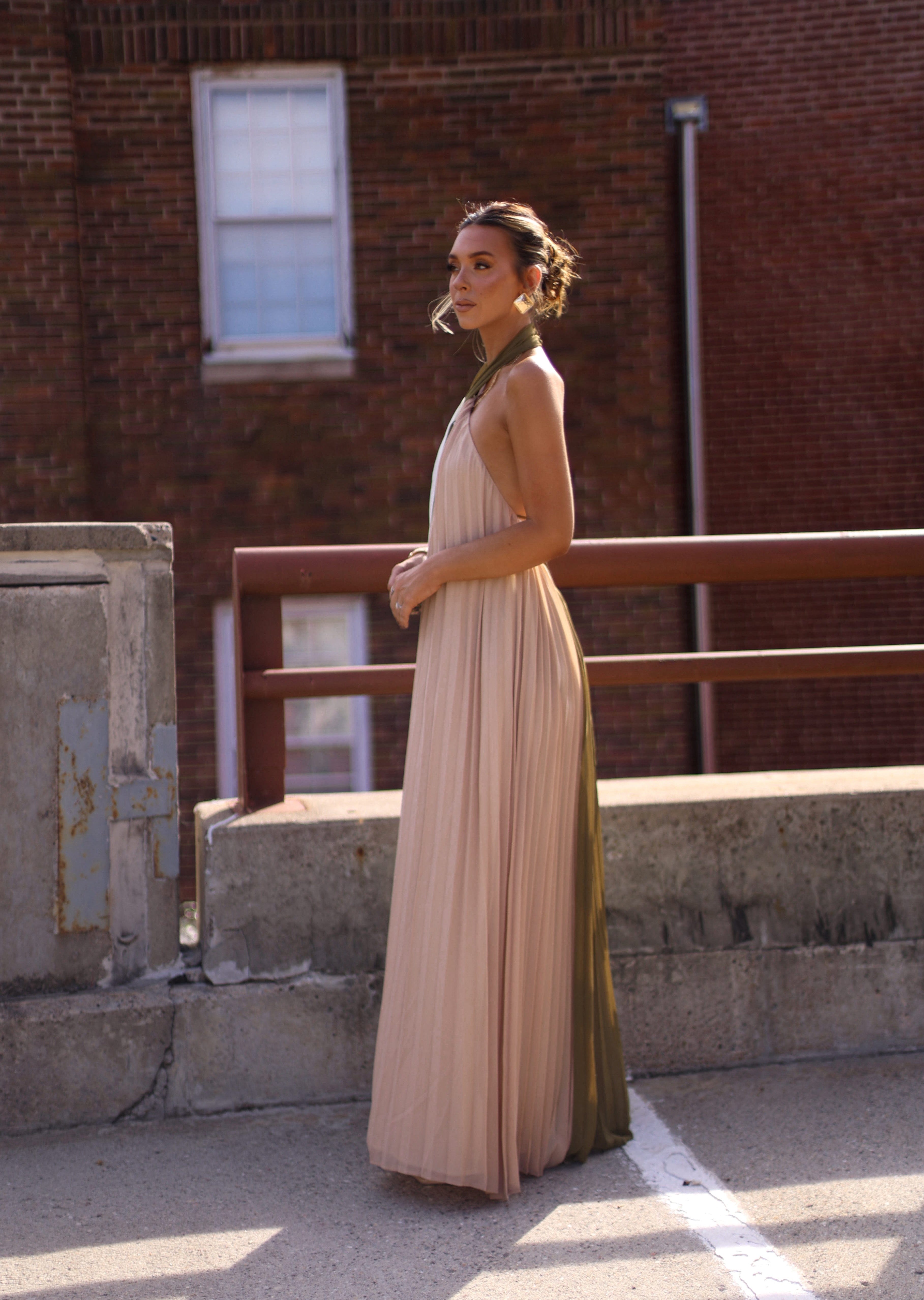 Autumn Aura Maxi Dress