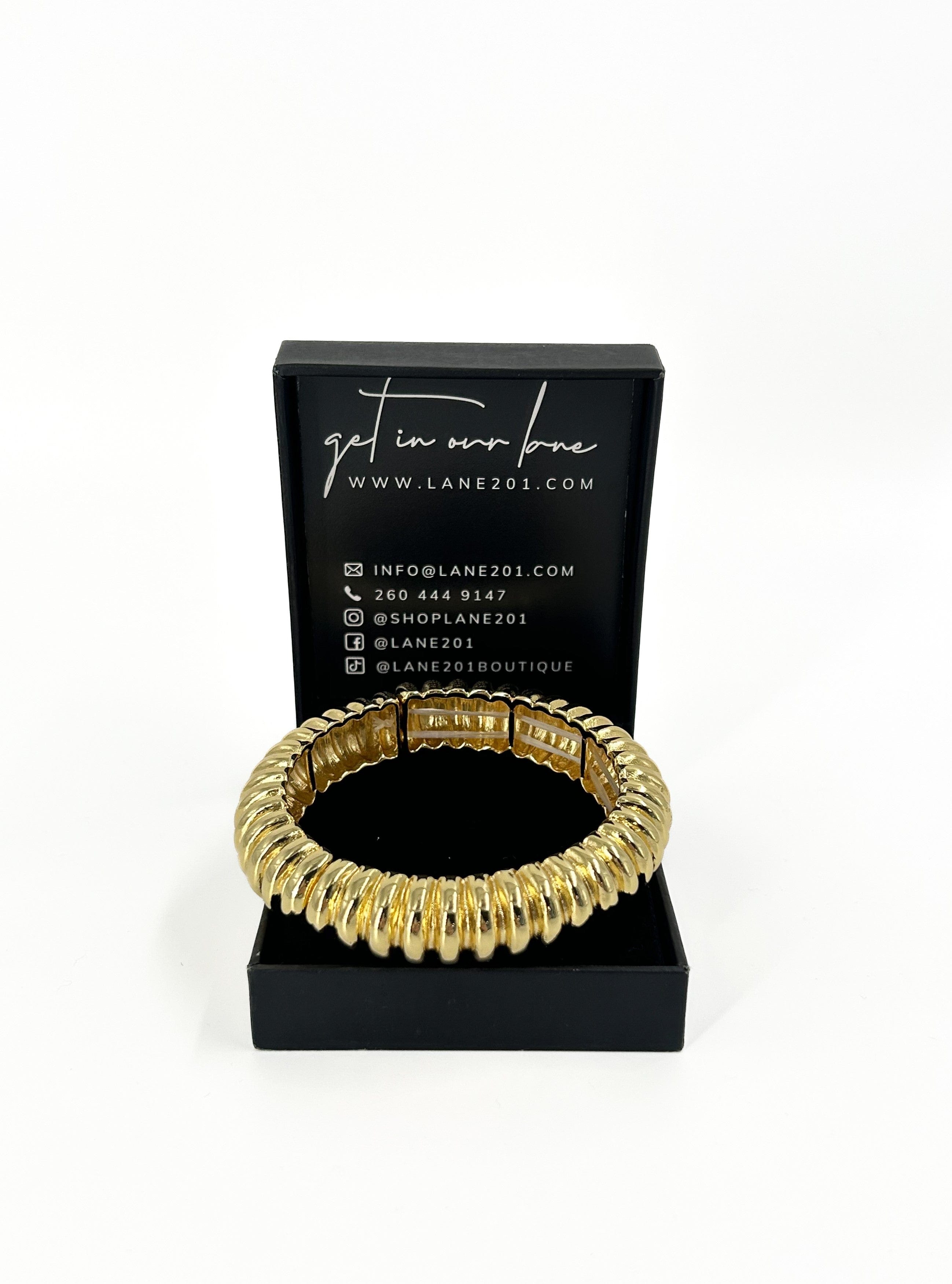 Gold Bangle Bracelet