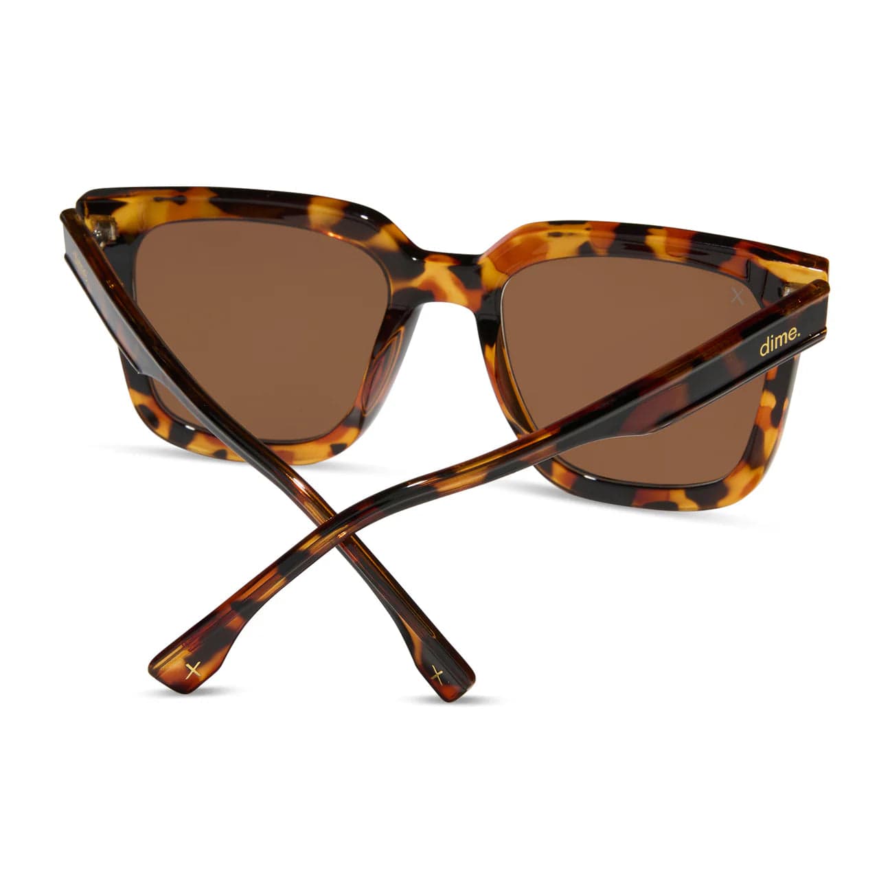 Brown Tortoise Square Sunglasses