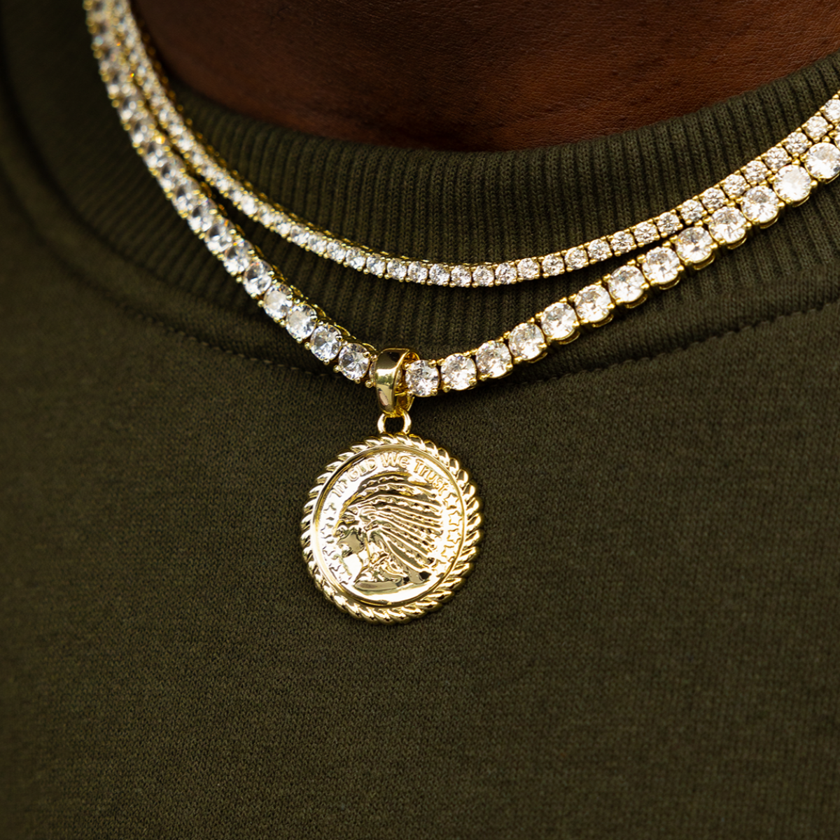 GLD Chief Coin Pendant