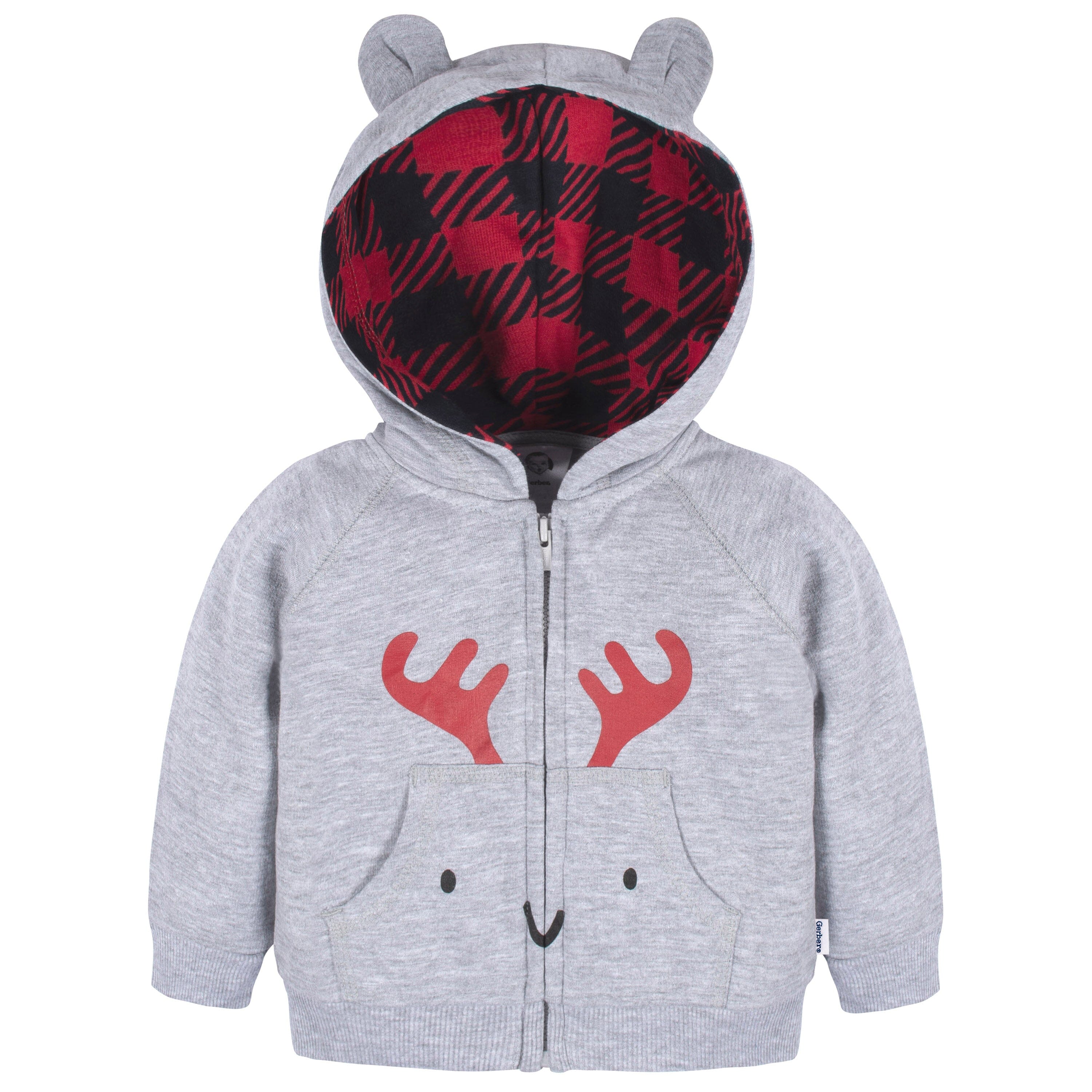 3-Piece Infant & Toddler Boys Moose Hoodie, T-Shirt & Active Pant Set