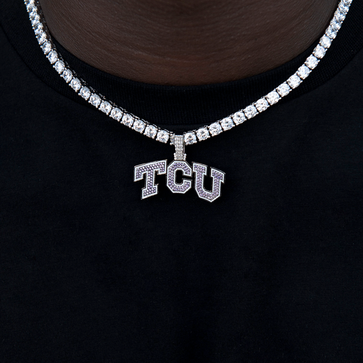 TCU Horned Frogs Official NCAA Logo Pendant