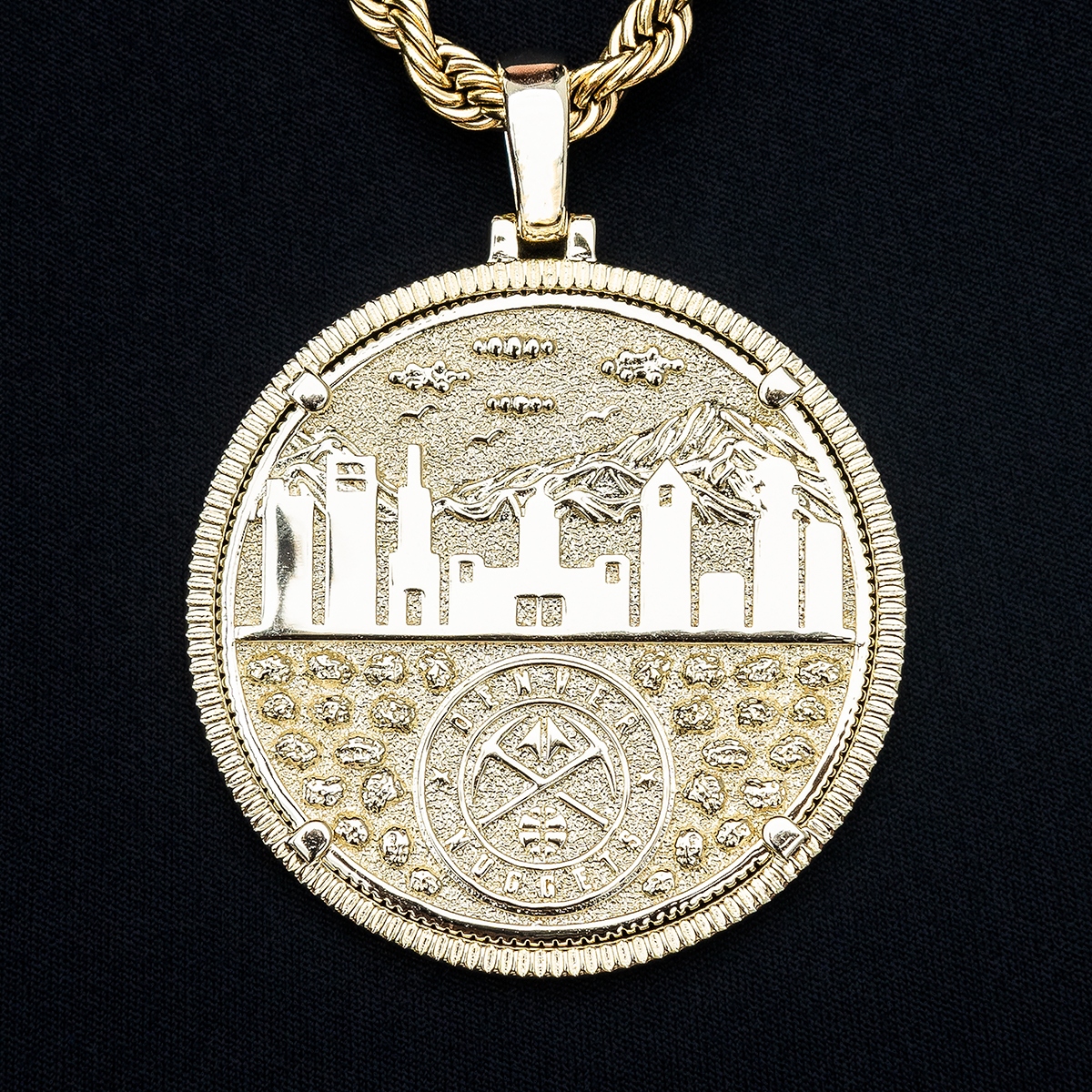 Denver Nuggets Official NBA Coin Pendant