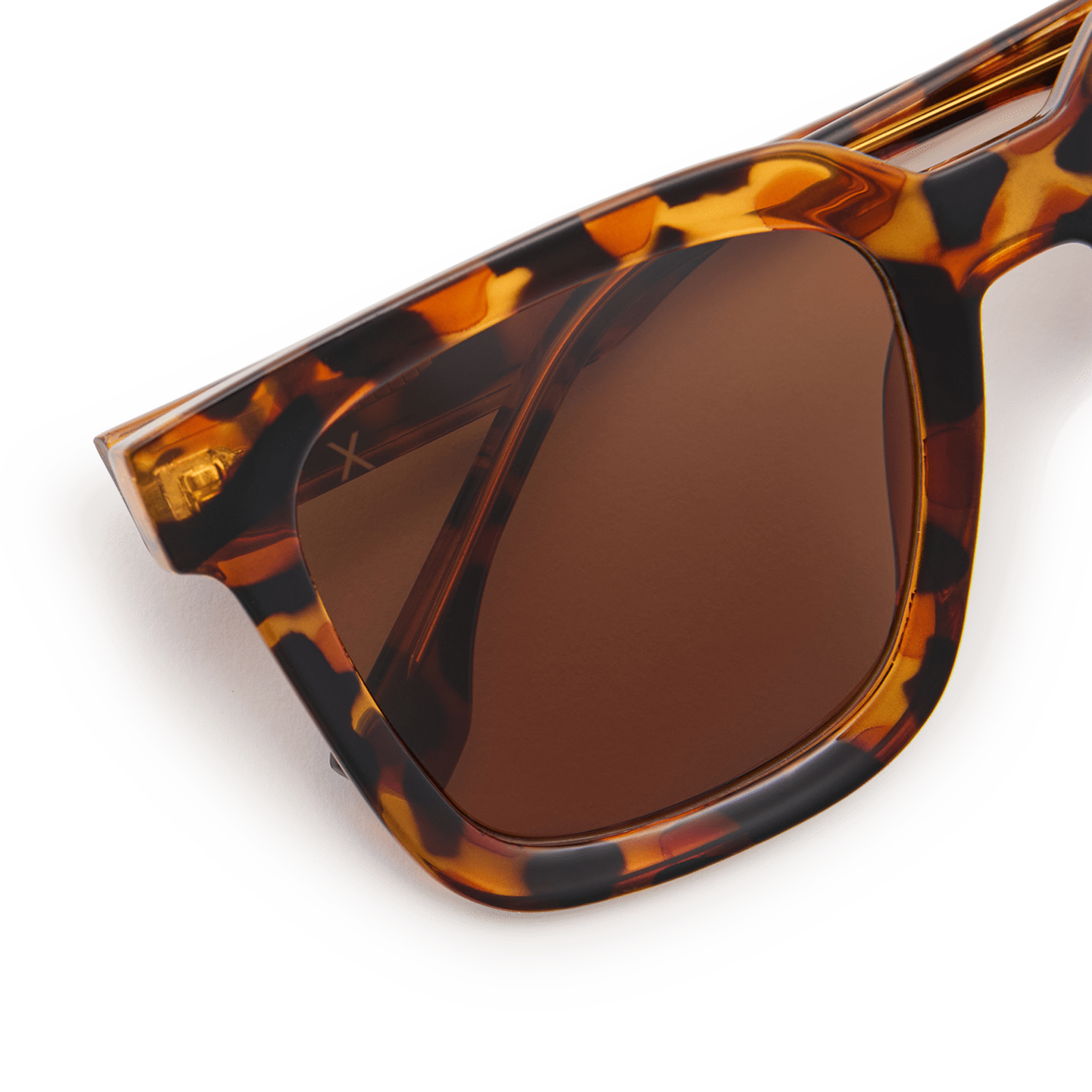 Brown Tortoise Square Sunglasses