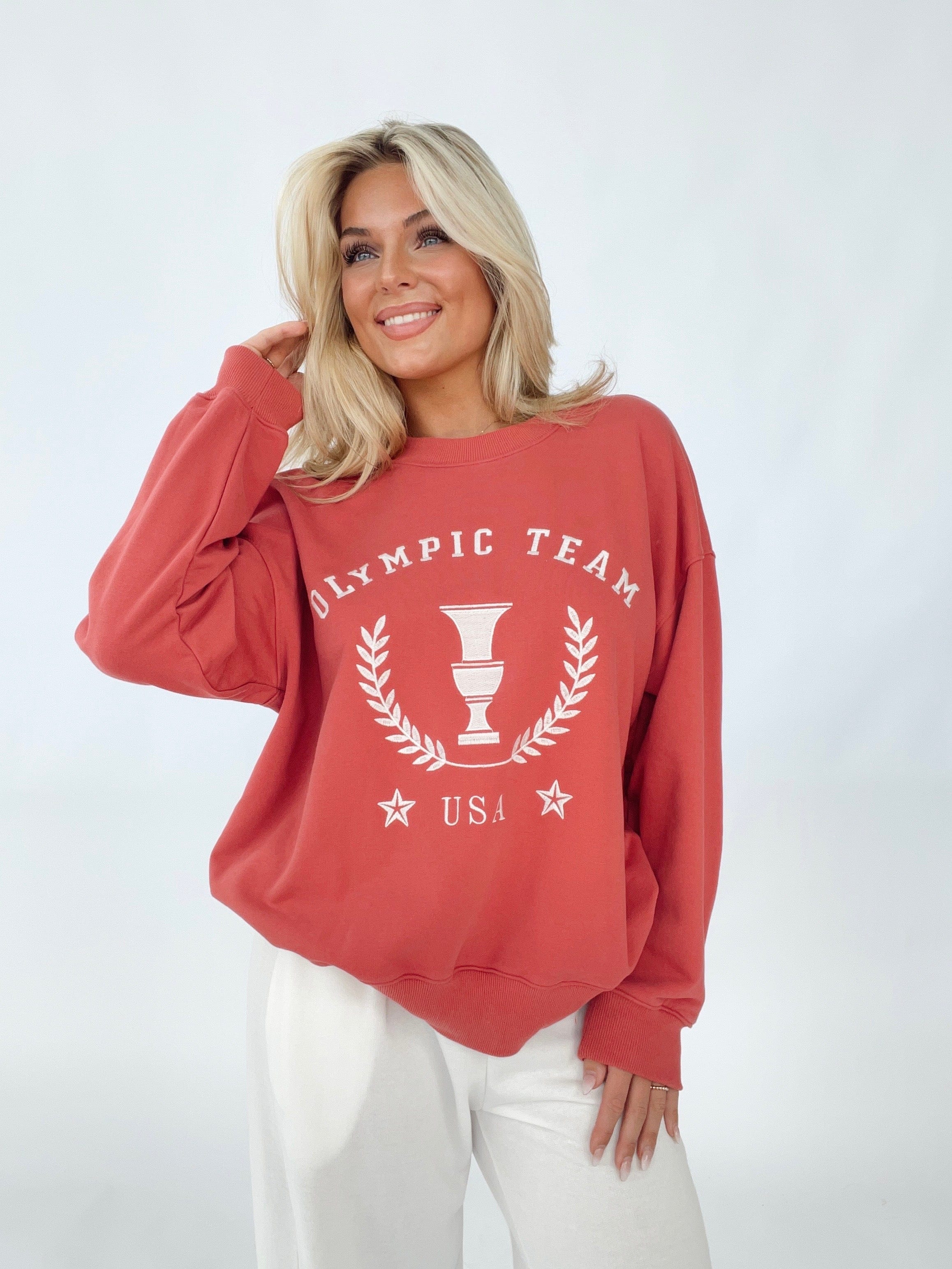 Olympic Team Oversized Sweatshirt