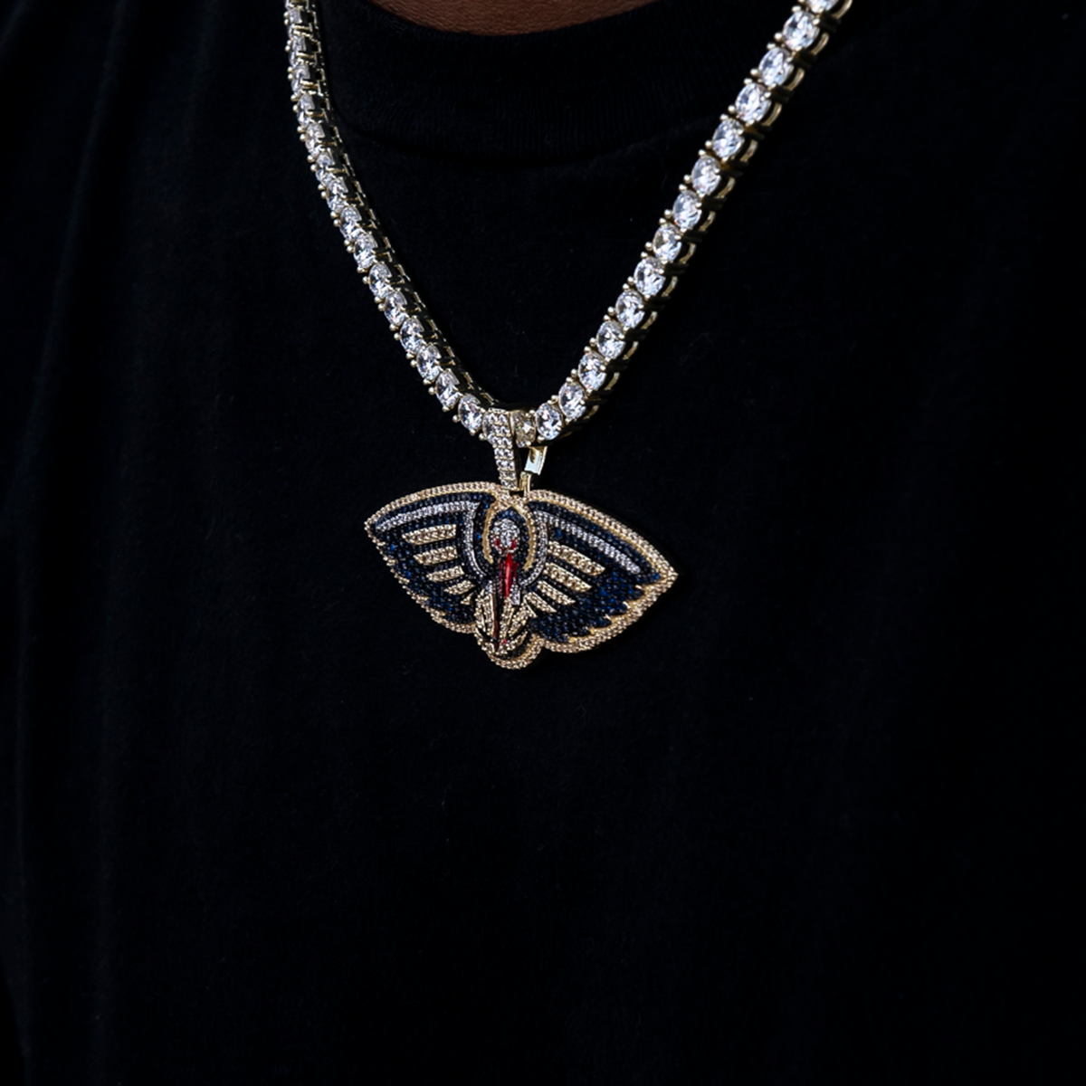 New Orleans Pelicans Official NBA 2022 Logo Pendant