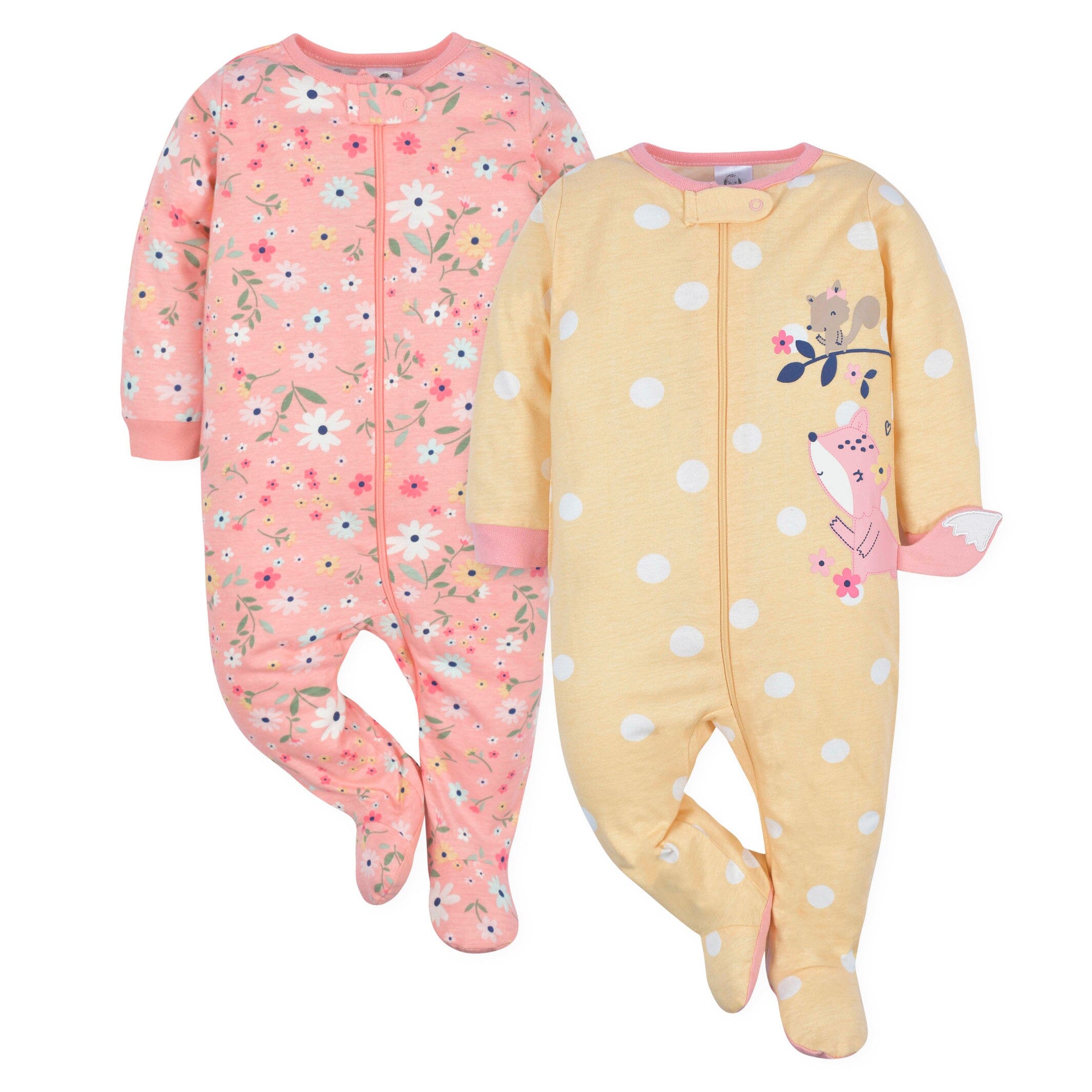 2-Pack Baby Girls Fox Sleep 'N Plays