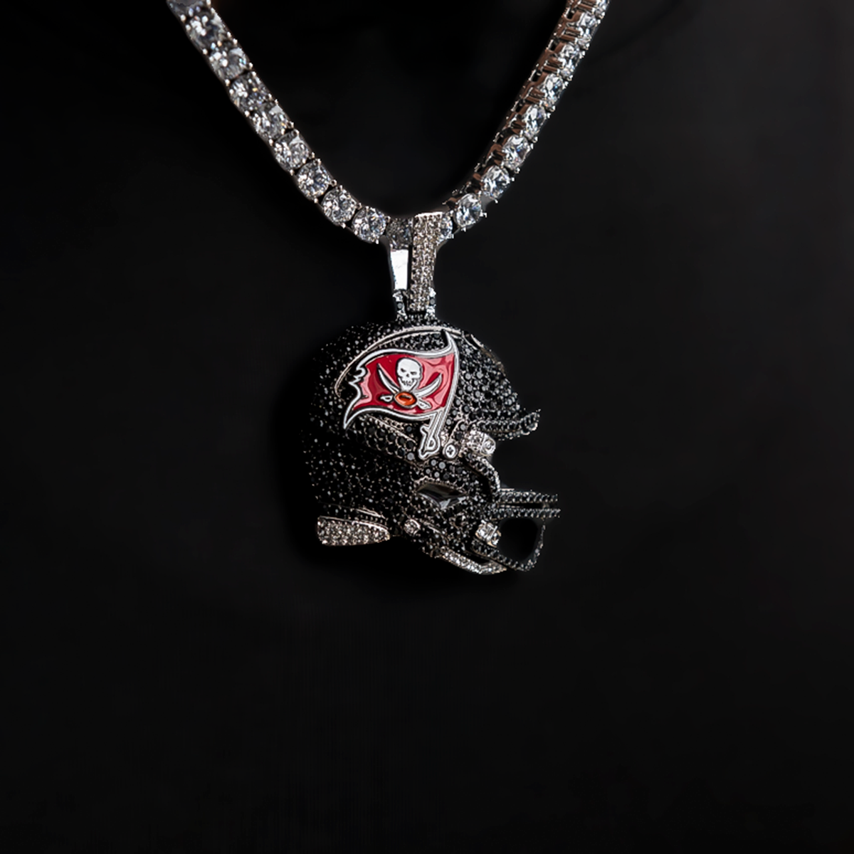 Official NFL 2025 Edition Tampa Bay Buccaneers Helmet Pendant