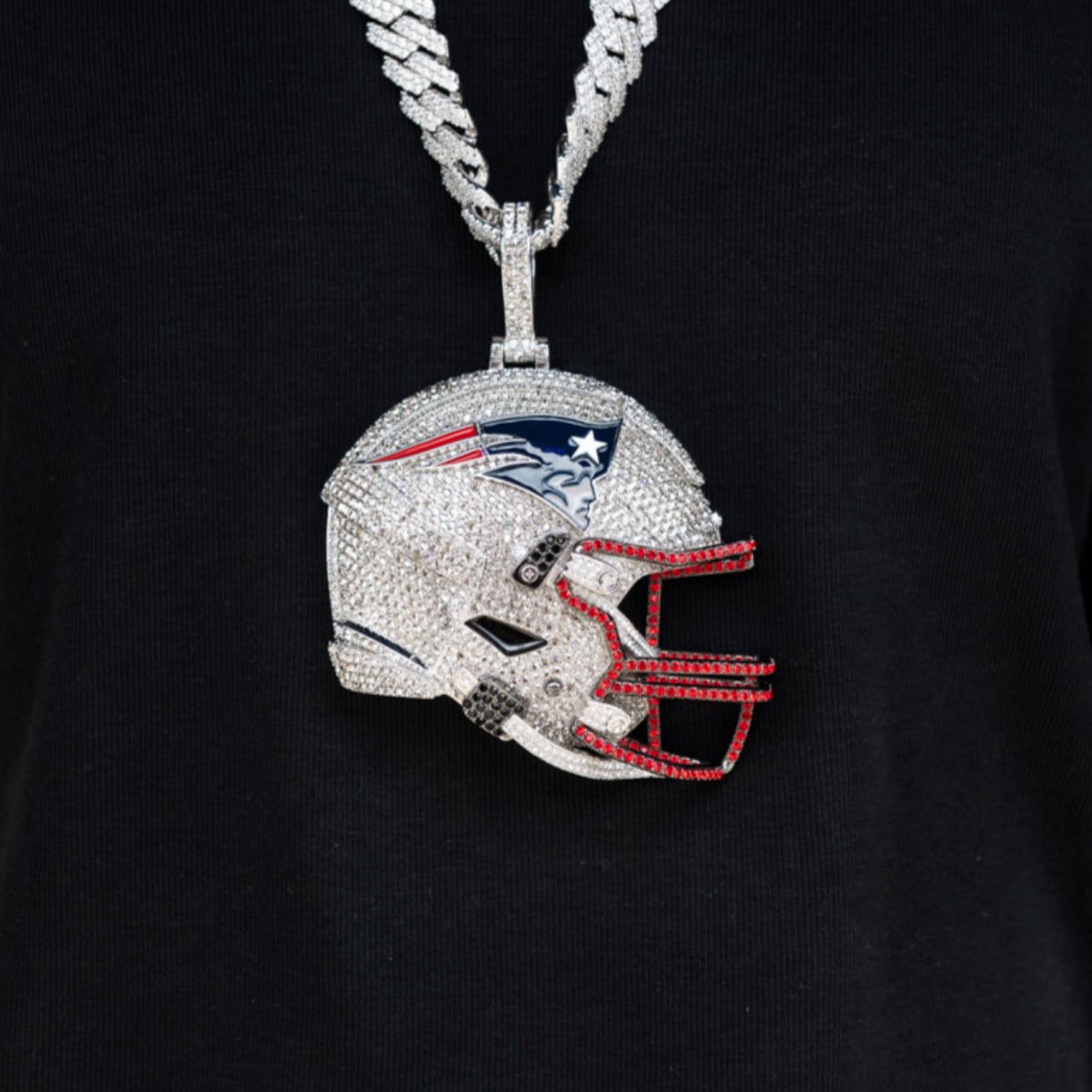 Giant New England Patriots Official NFL Helmet Pendant