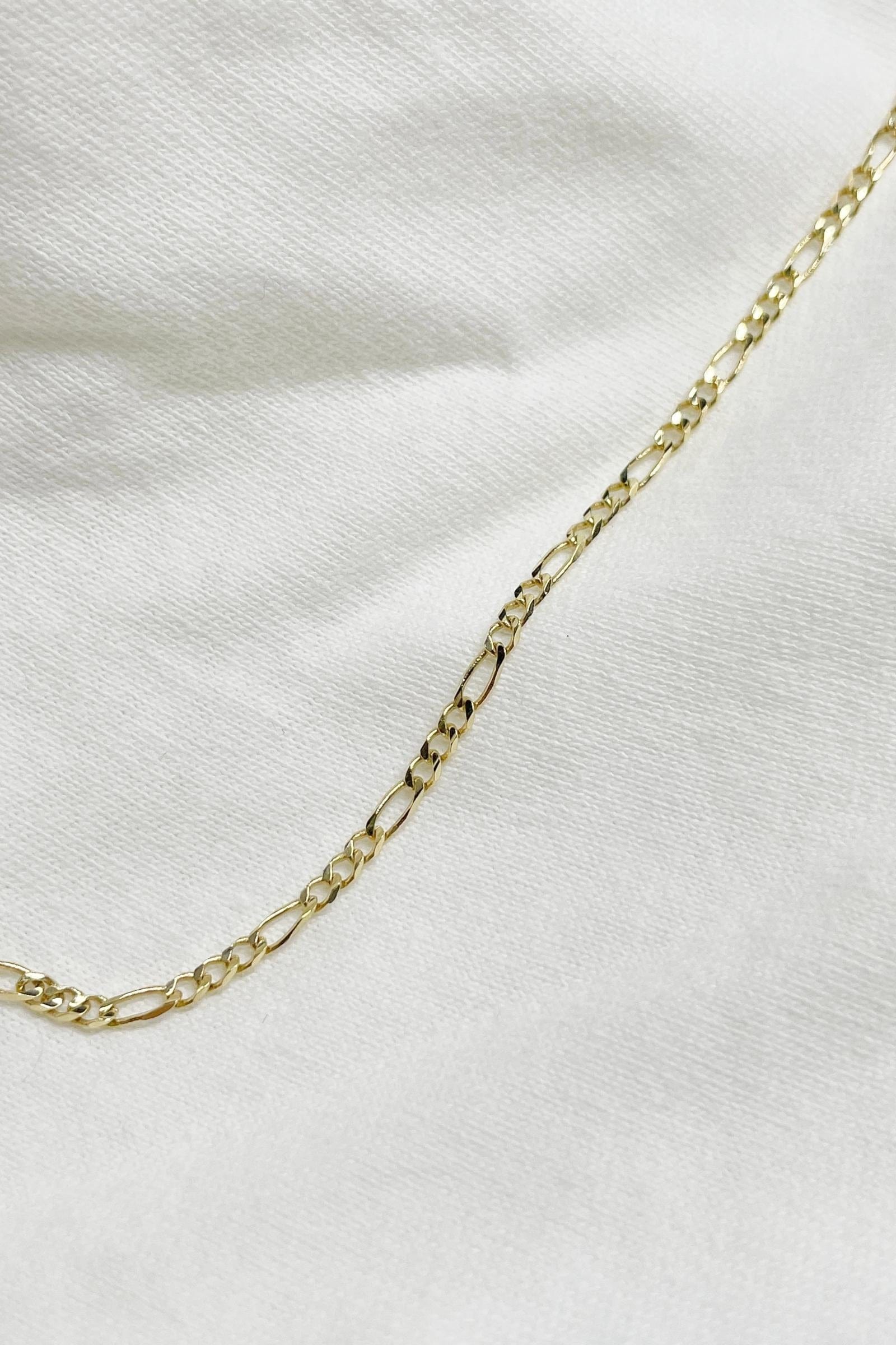 18k Plated Simple Gold Necklace