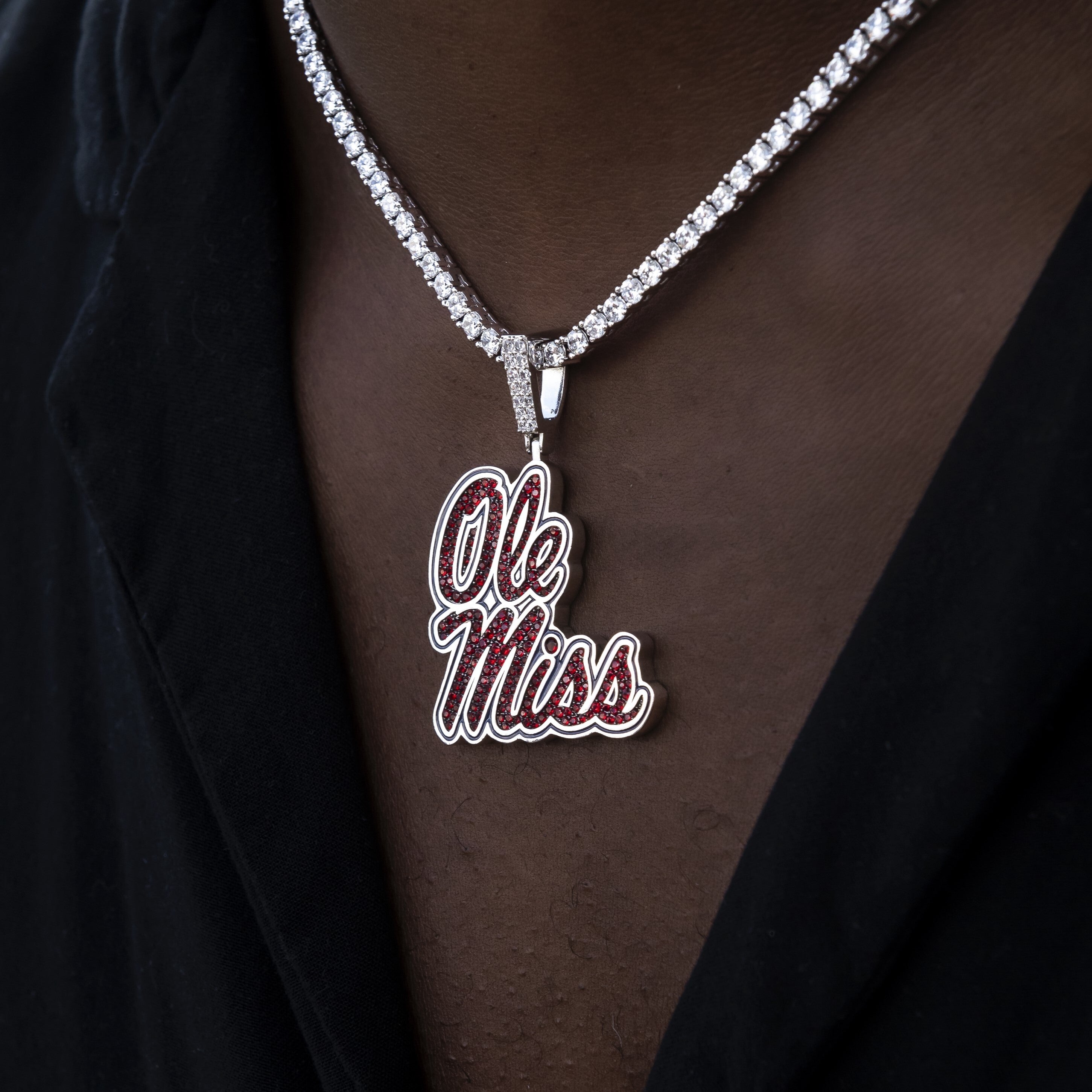 Ole Miss Rebels Official NCAA Logo Pendant