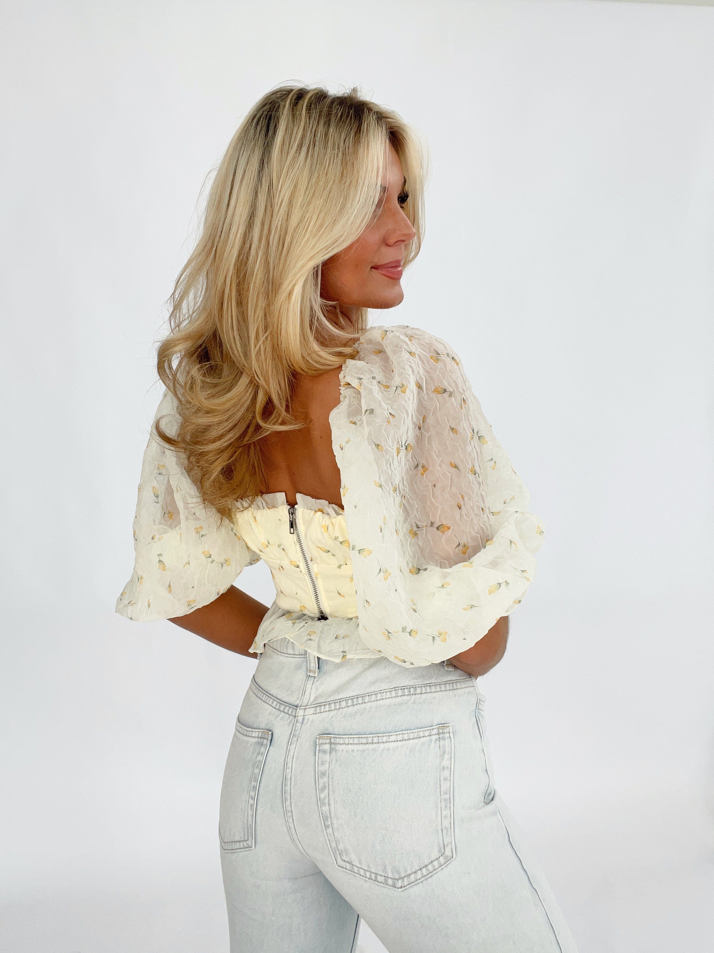 Sunny Sunshine Floral Top